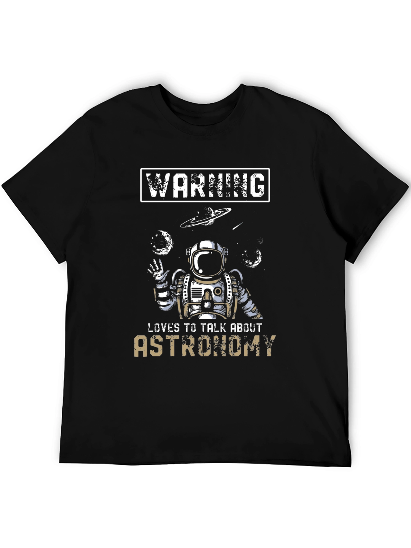 Astronomy Lover T-Shirt - Space Astronaut Design