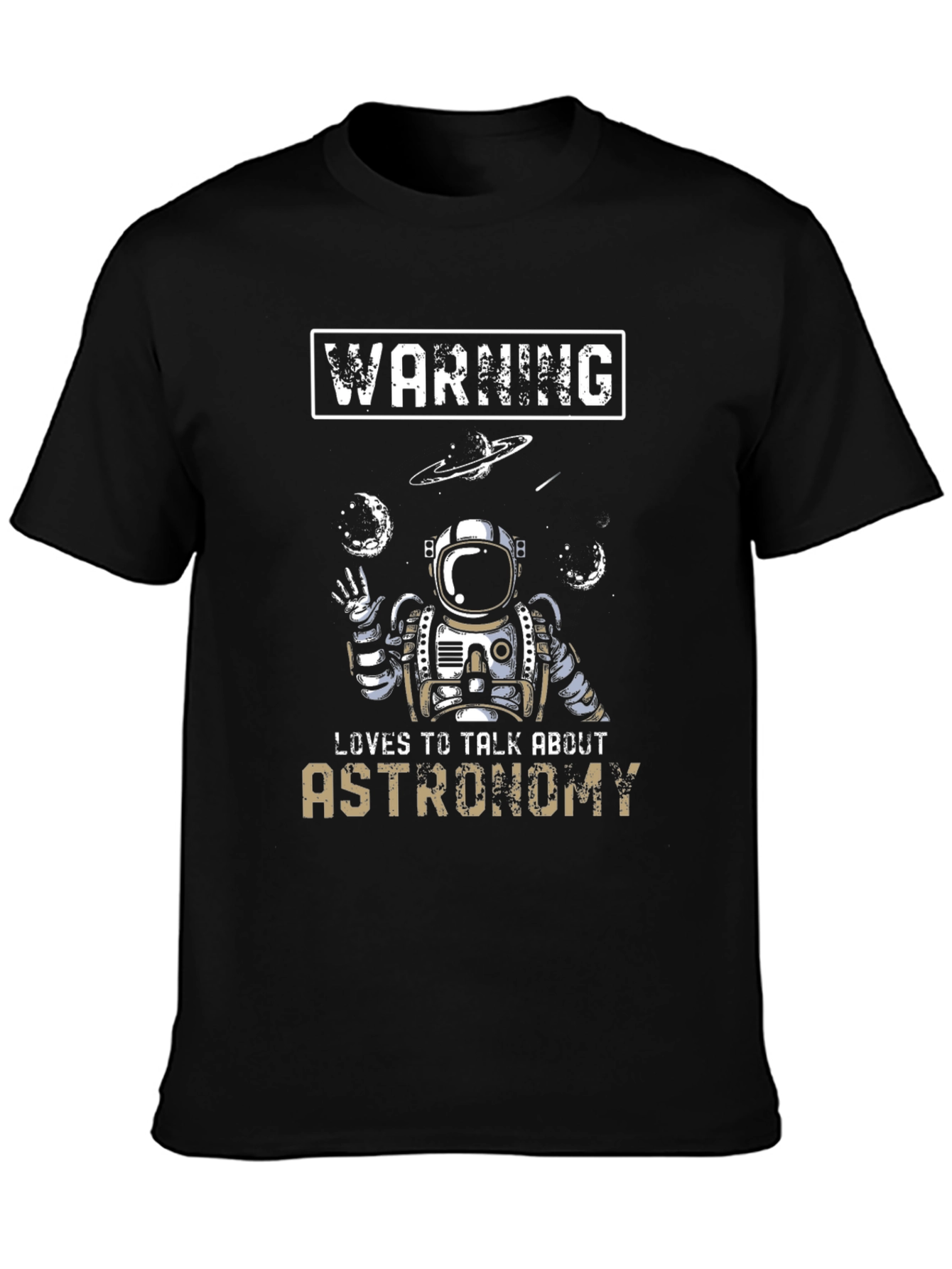 Astronomy Lover T-Shirt - Space Astronaut Design