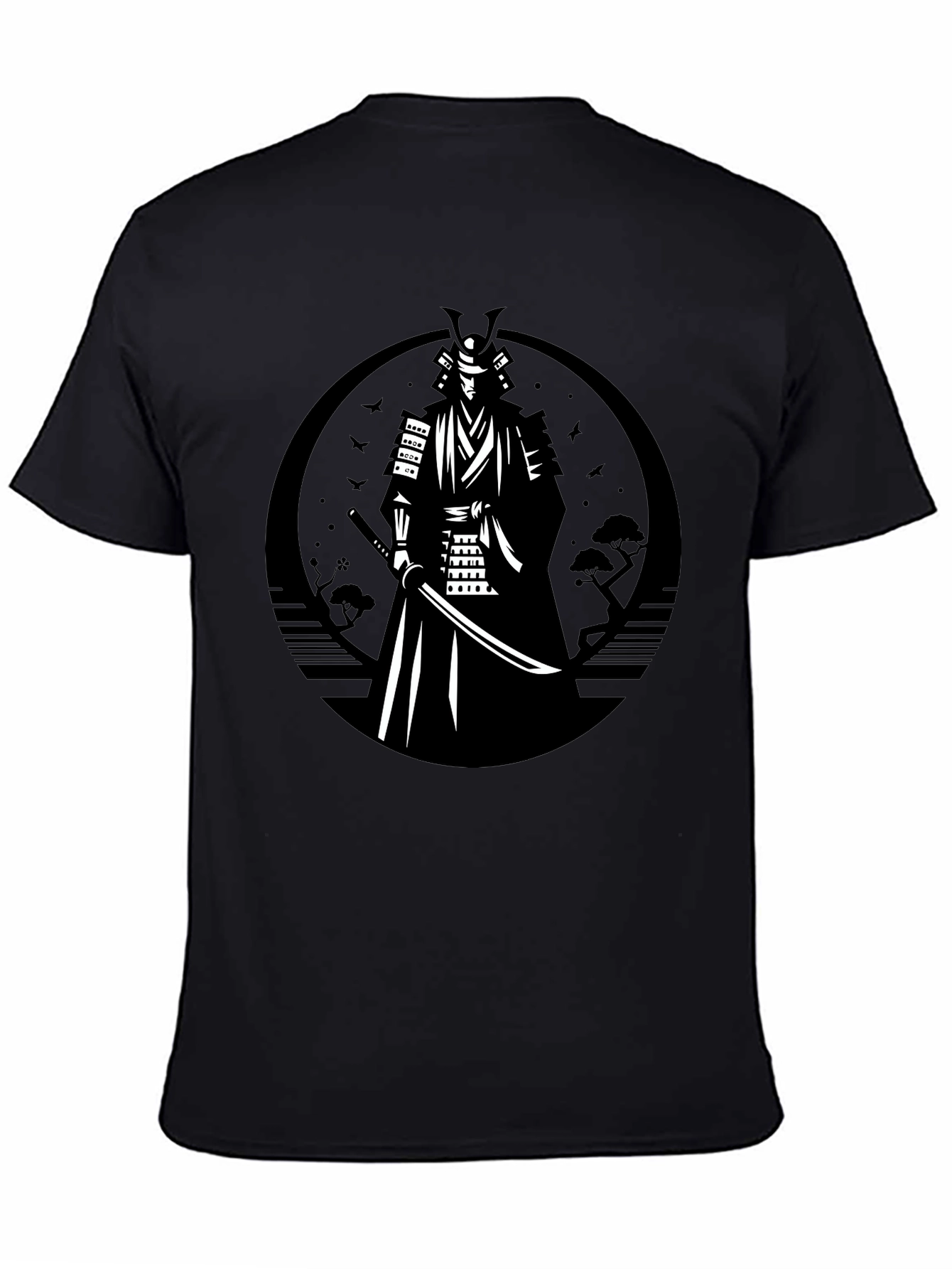 Samurai Graphic Tee - Black