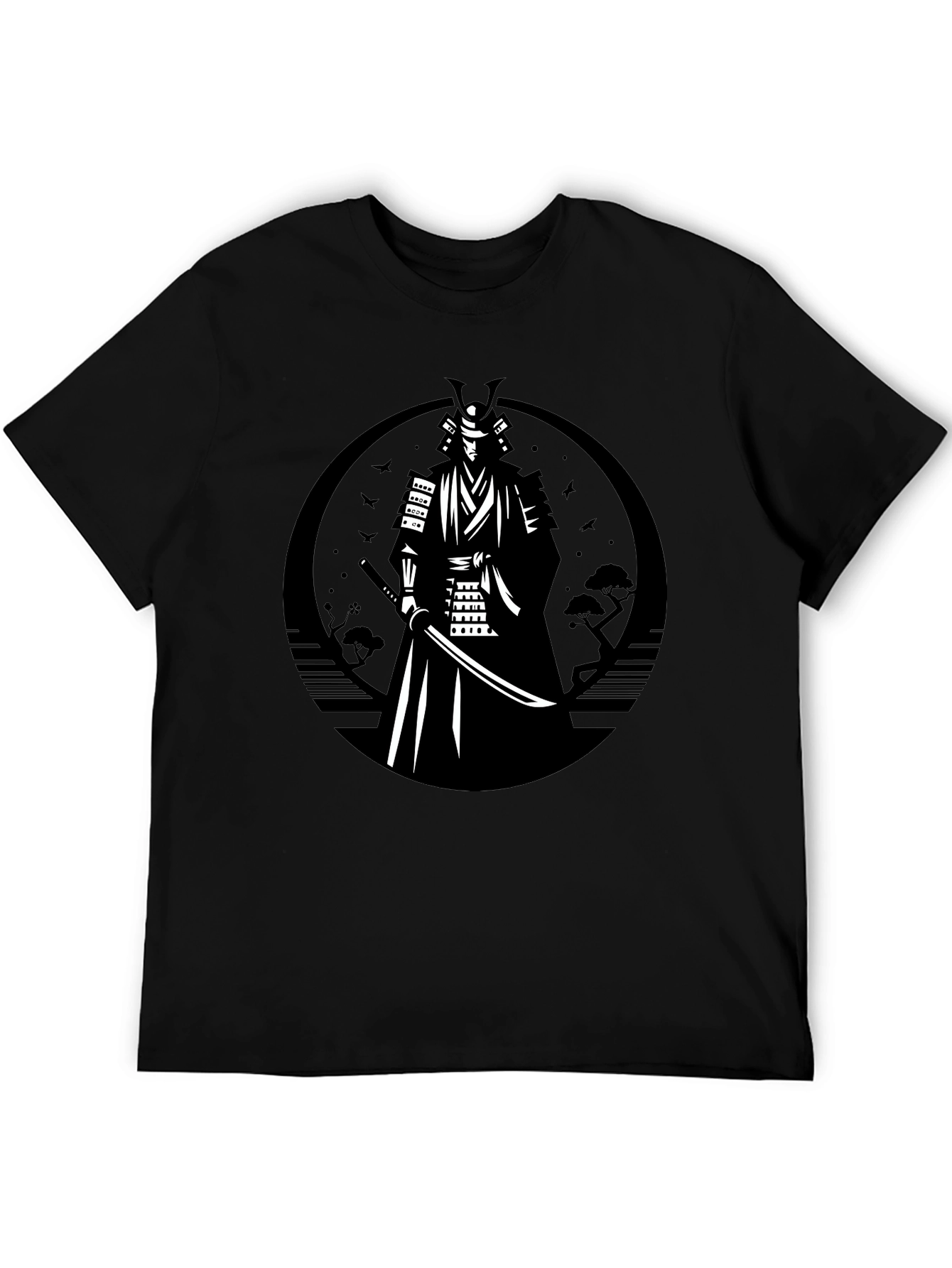 Samurai Graphic Tee - Black