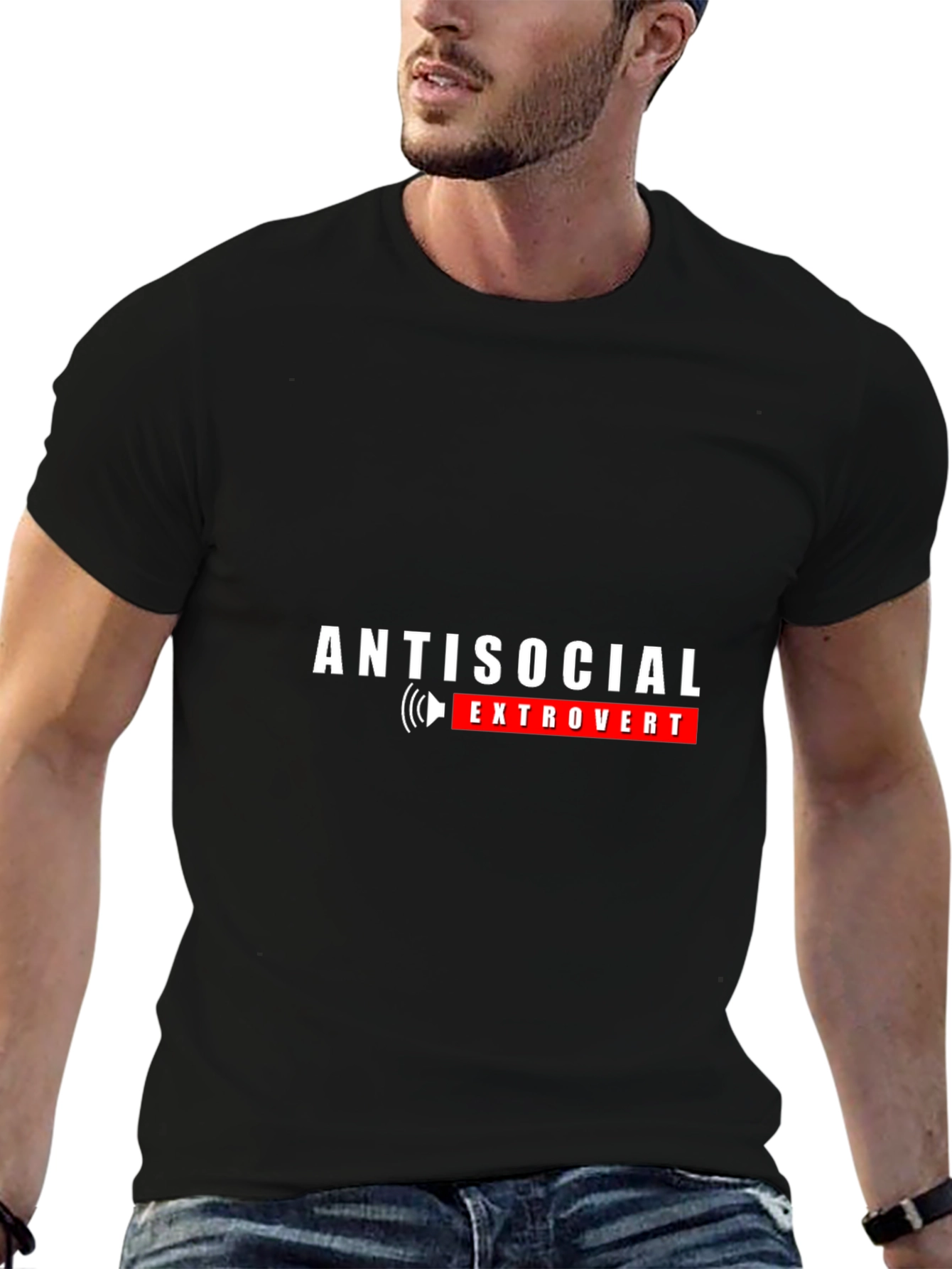Antisocial Extrovert Graphic T-Shirt