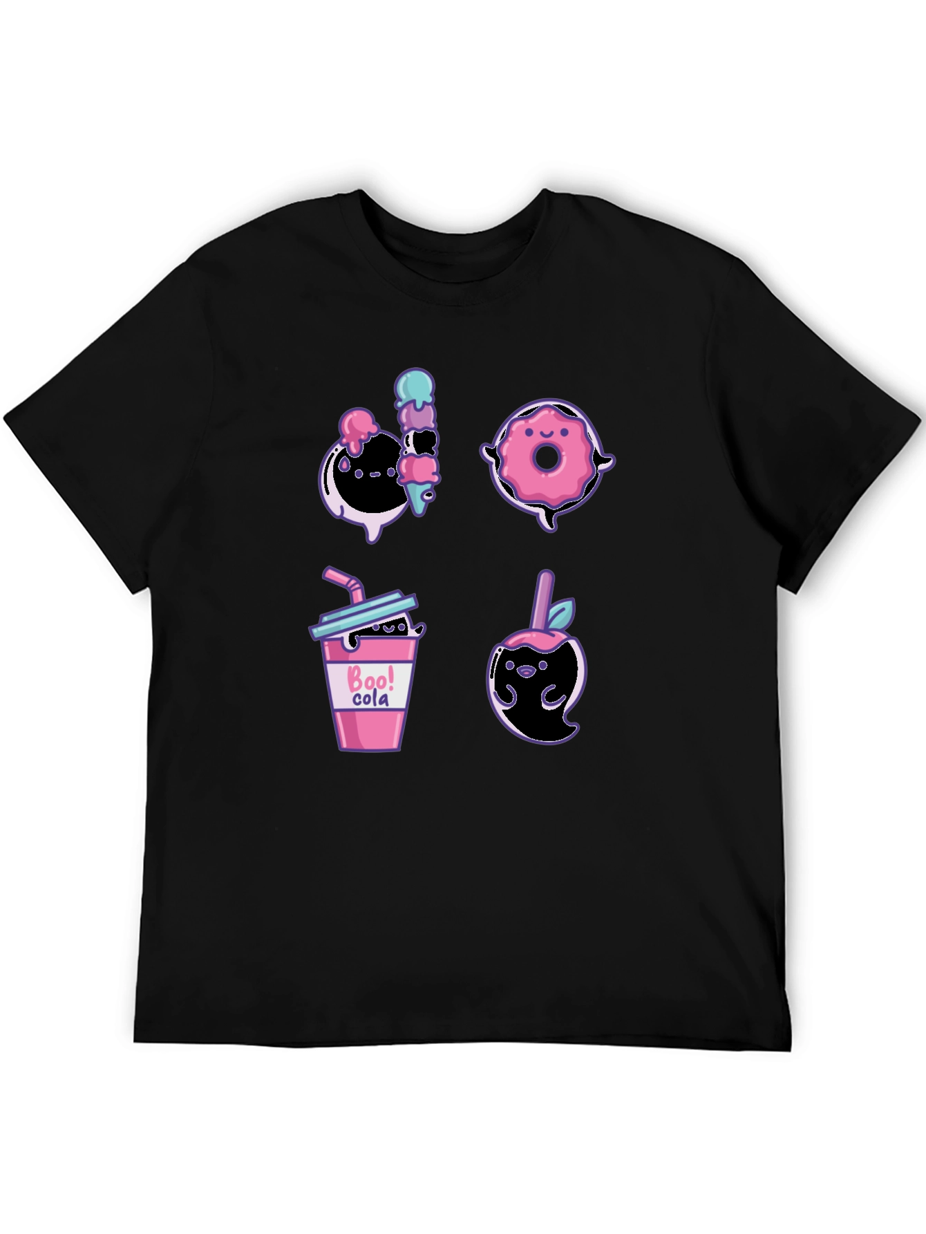 Cute Ghost Dessert T-Shirt Fun Halloween Apparel
