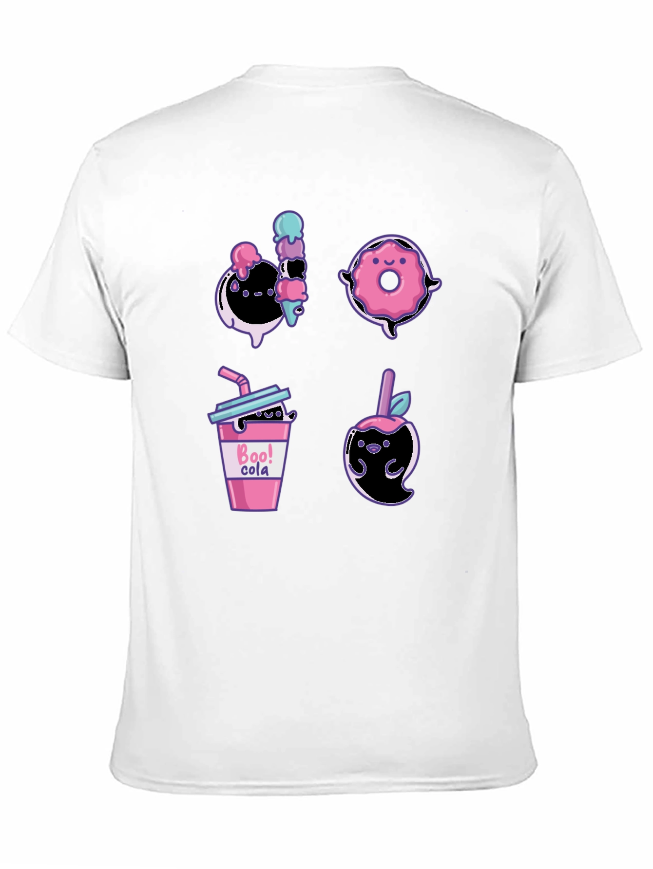 Cute Ghost Dessert T-Shirt Fun Halloween Apparel