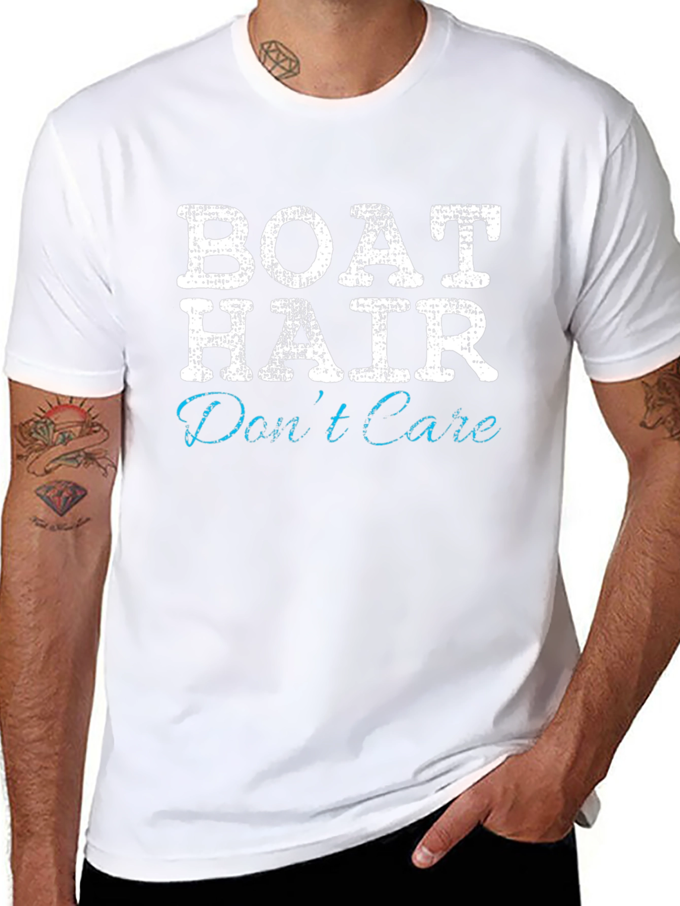 Boat Hair Dont Care Graphic Tee