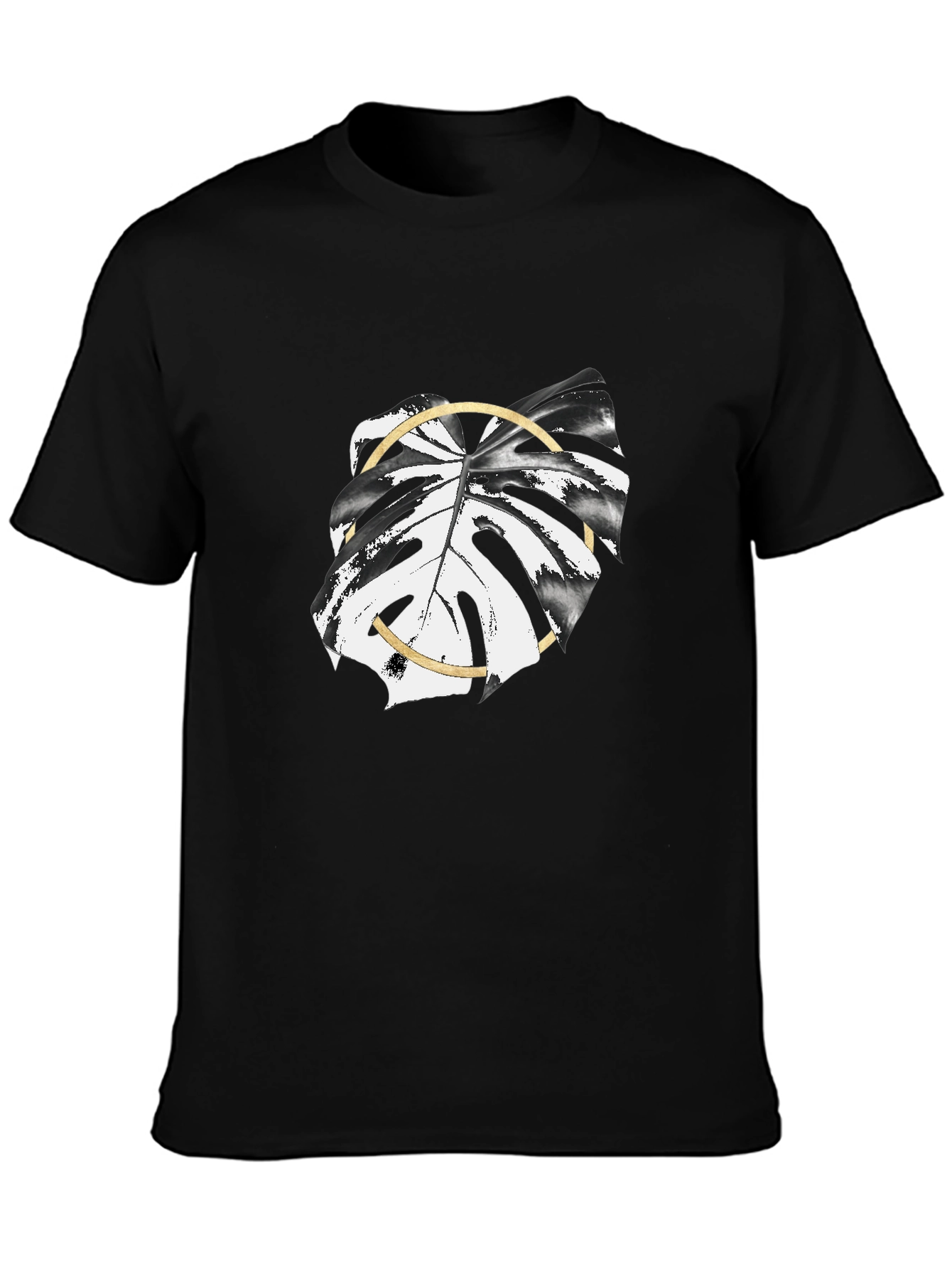 Modern Monstera Leaf Graphic T-Shirt