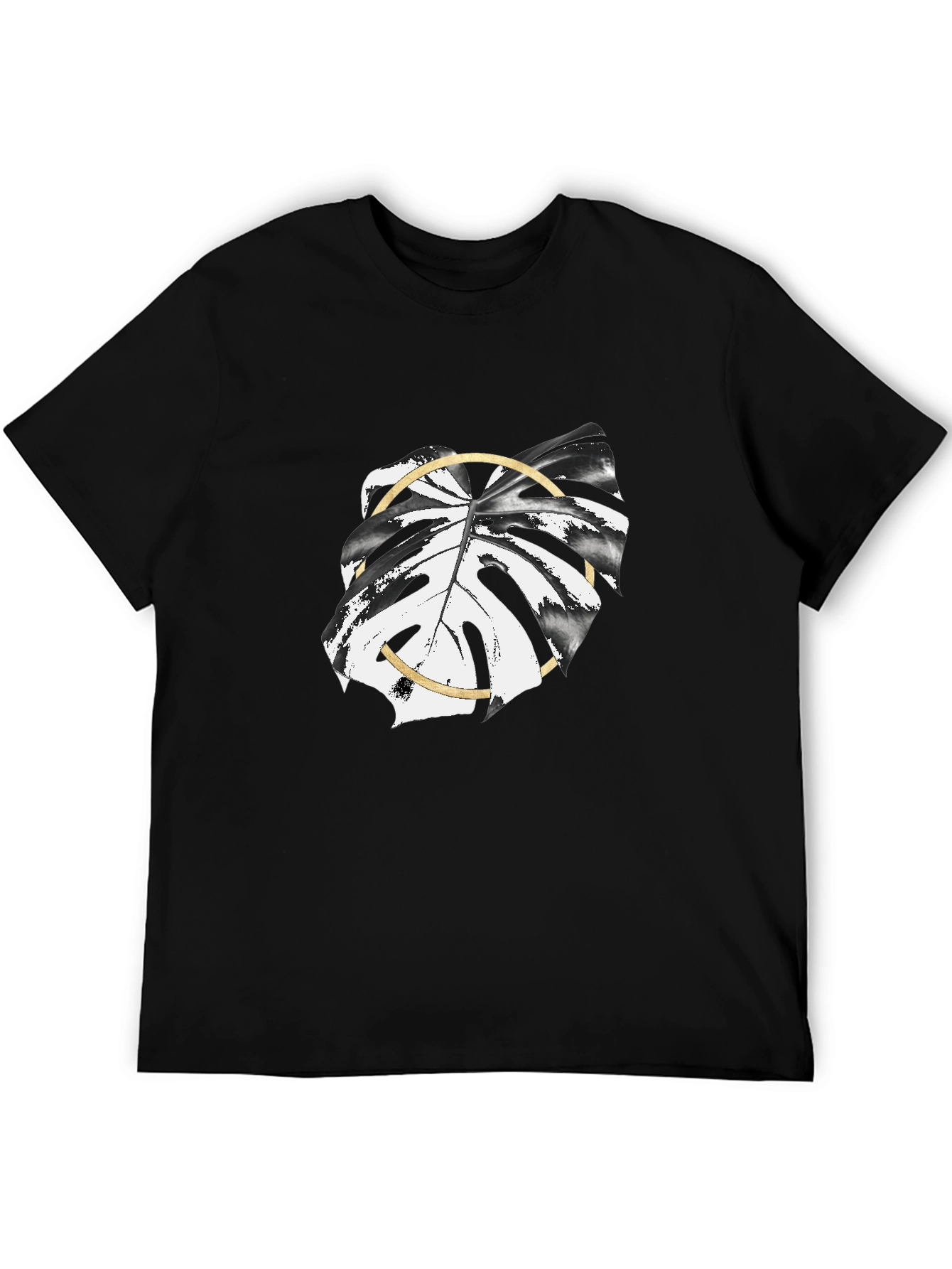 Modern Monstera Leaf Graphic T-Shirt