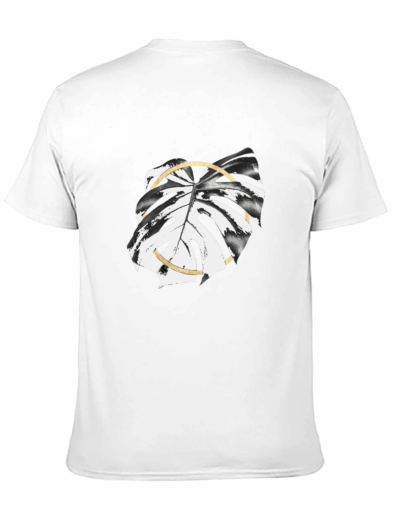 Modern Monstera Leaf Graphic T-Shirt