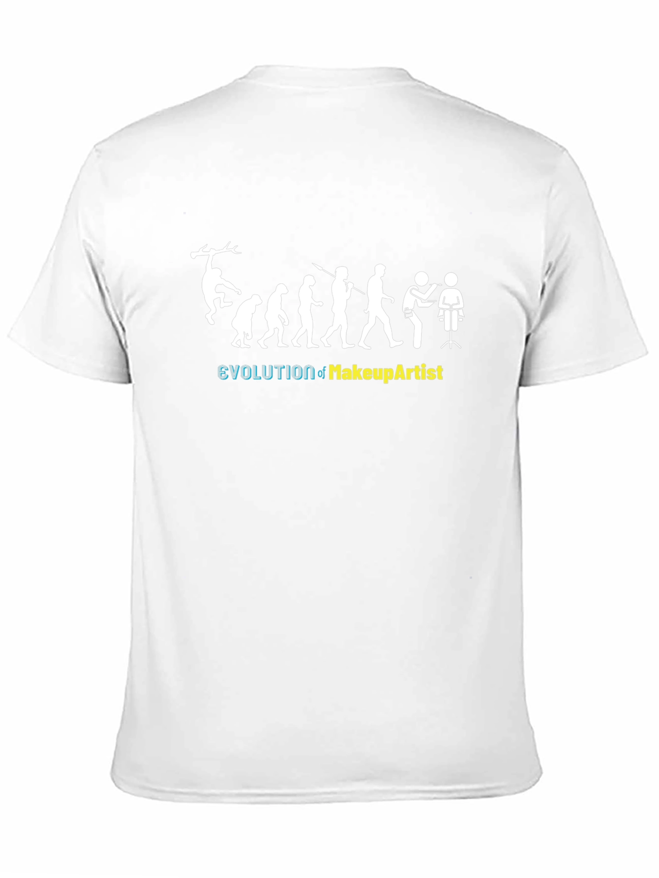 Evolution of Makeup Artist Black T-Shirt