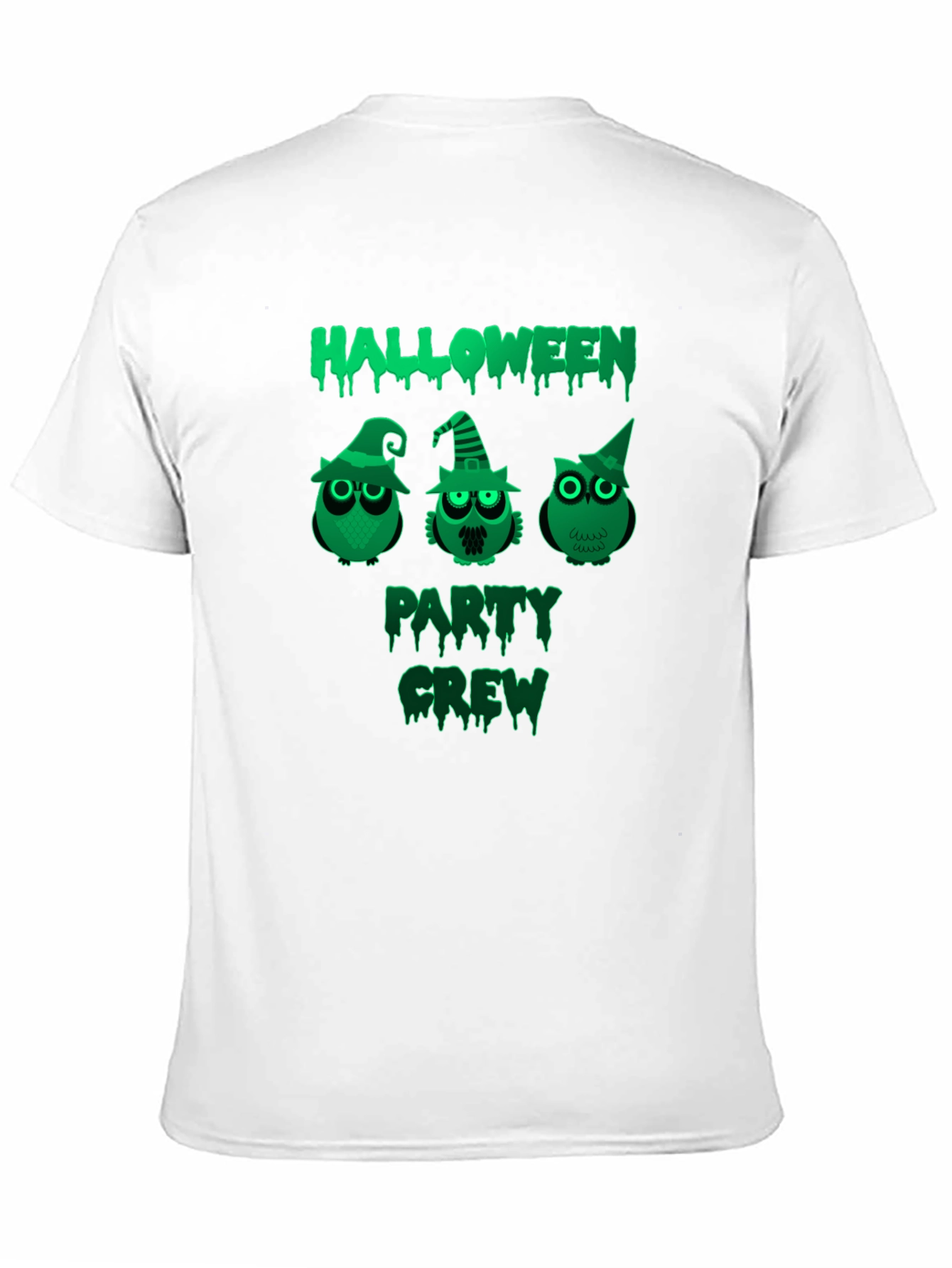 Halloween Party Crew Owl T-Shirt - Spooky Fun!