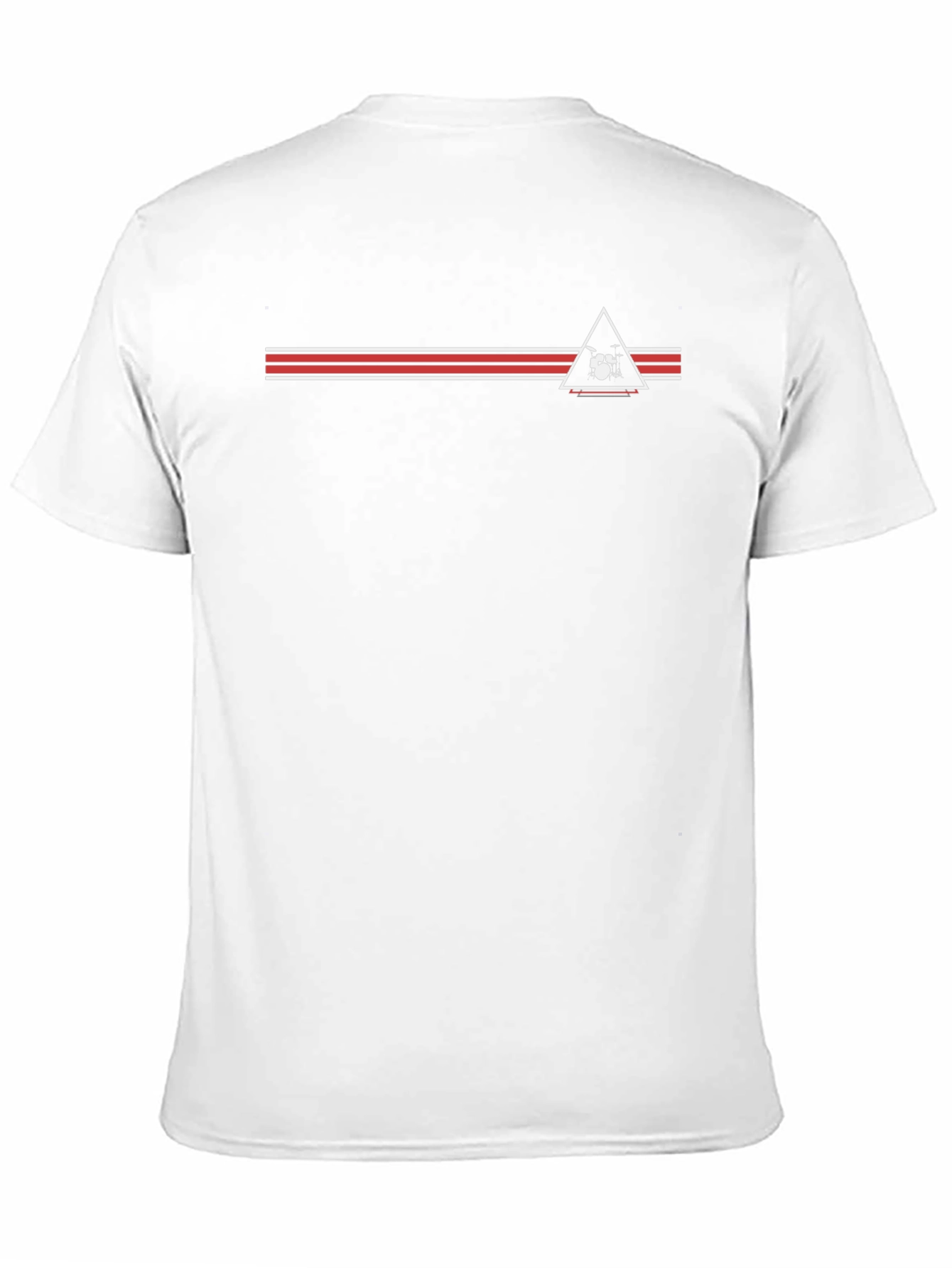 Retro Drum Kit Triangle T-Shirt