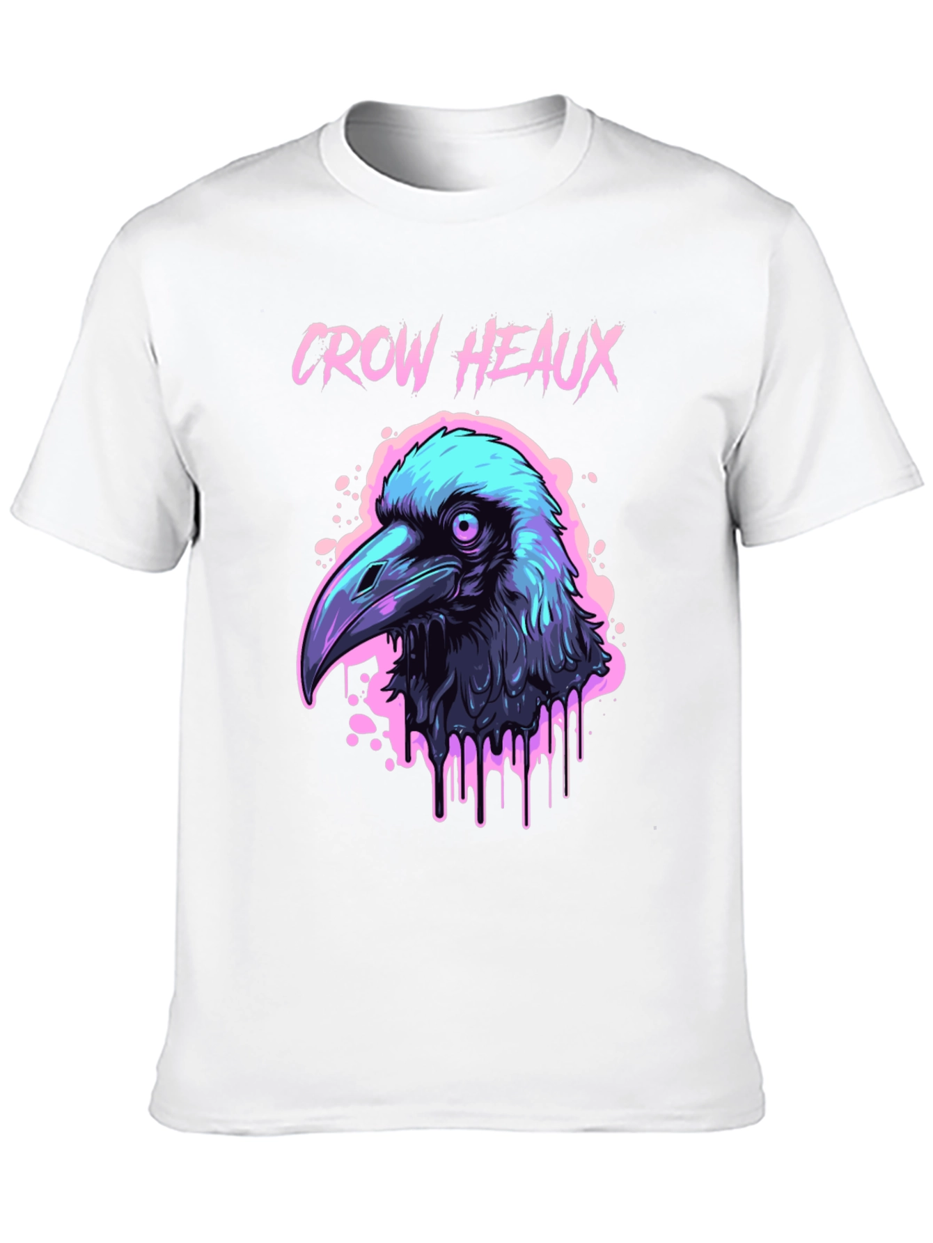 Crow Heaux Graphic Tee - Edgy Urban Style