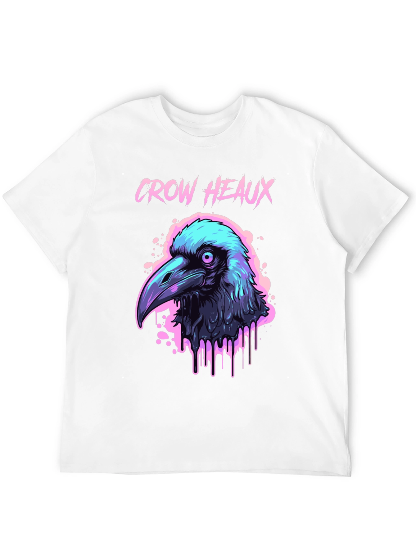 Crow Heaux Graphic Tee - Edgy Urban Style