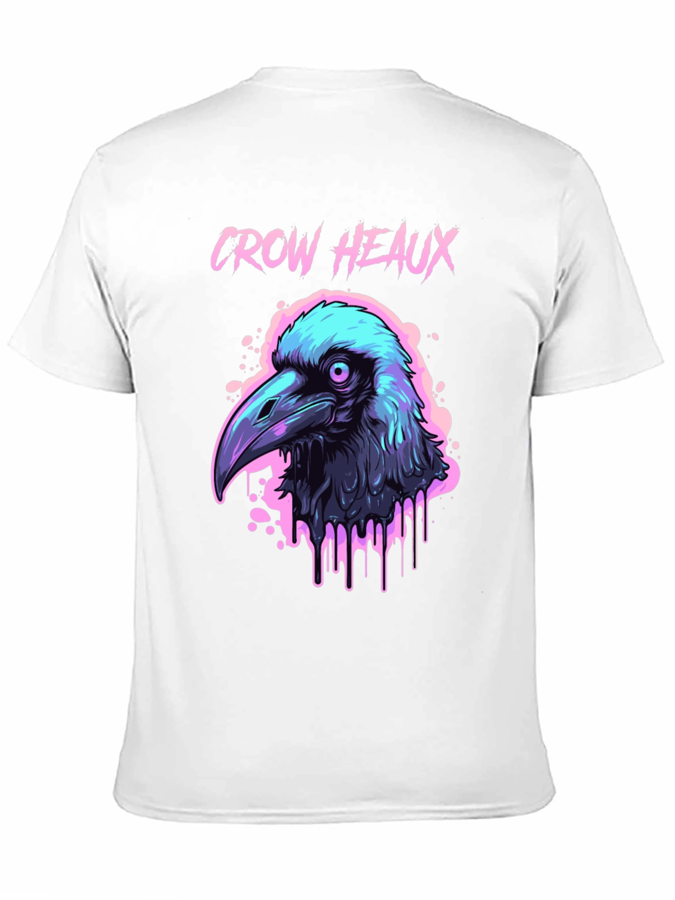 Crow Heaux Graphic Tee - Edgy Urban Style