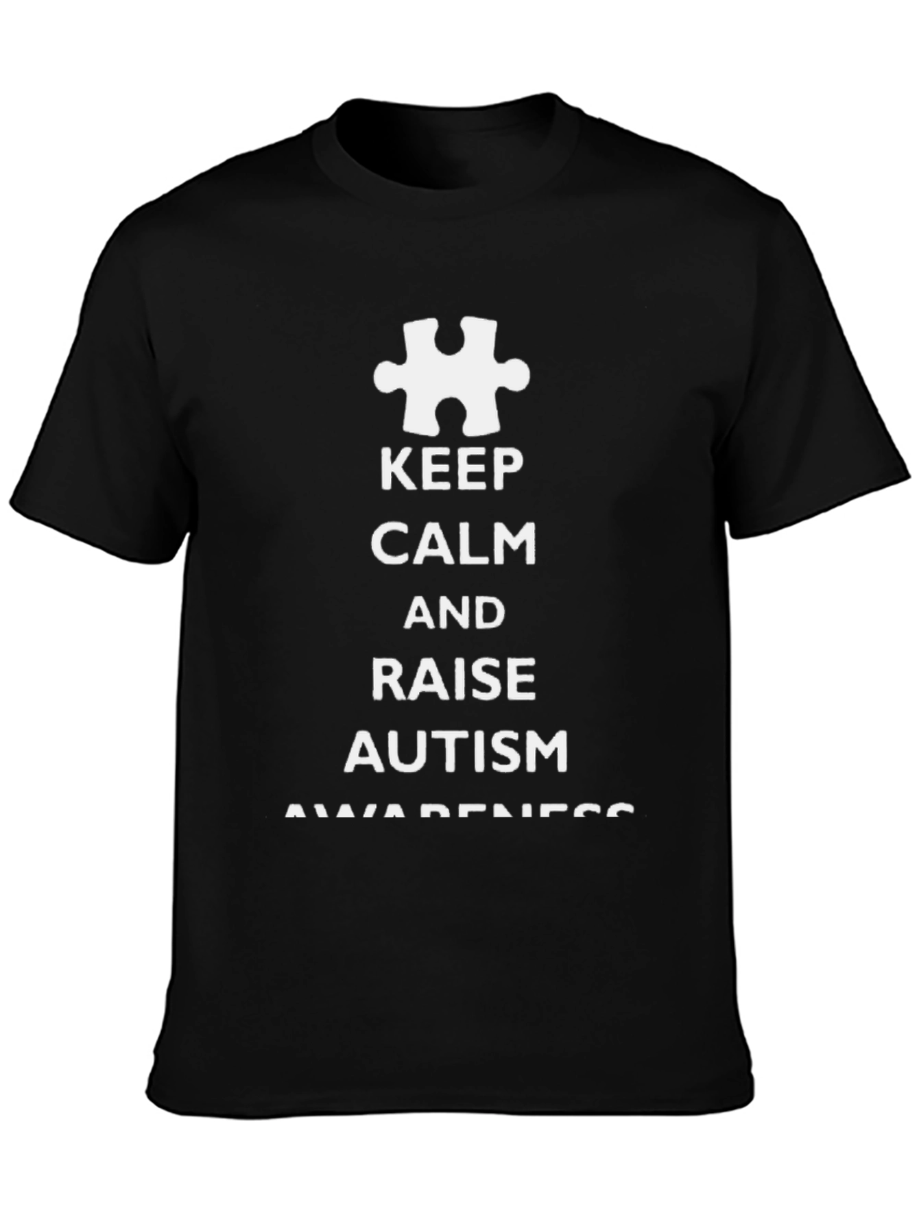 Autism Awareness T-Shirt - Keep Calm & Raise Awareness