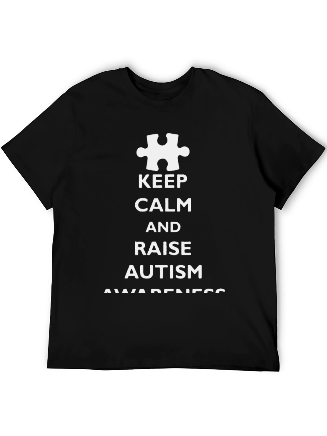 Autism Awareness T-Shirt - Keep Calm & Raise Awareness