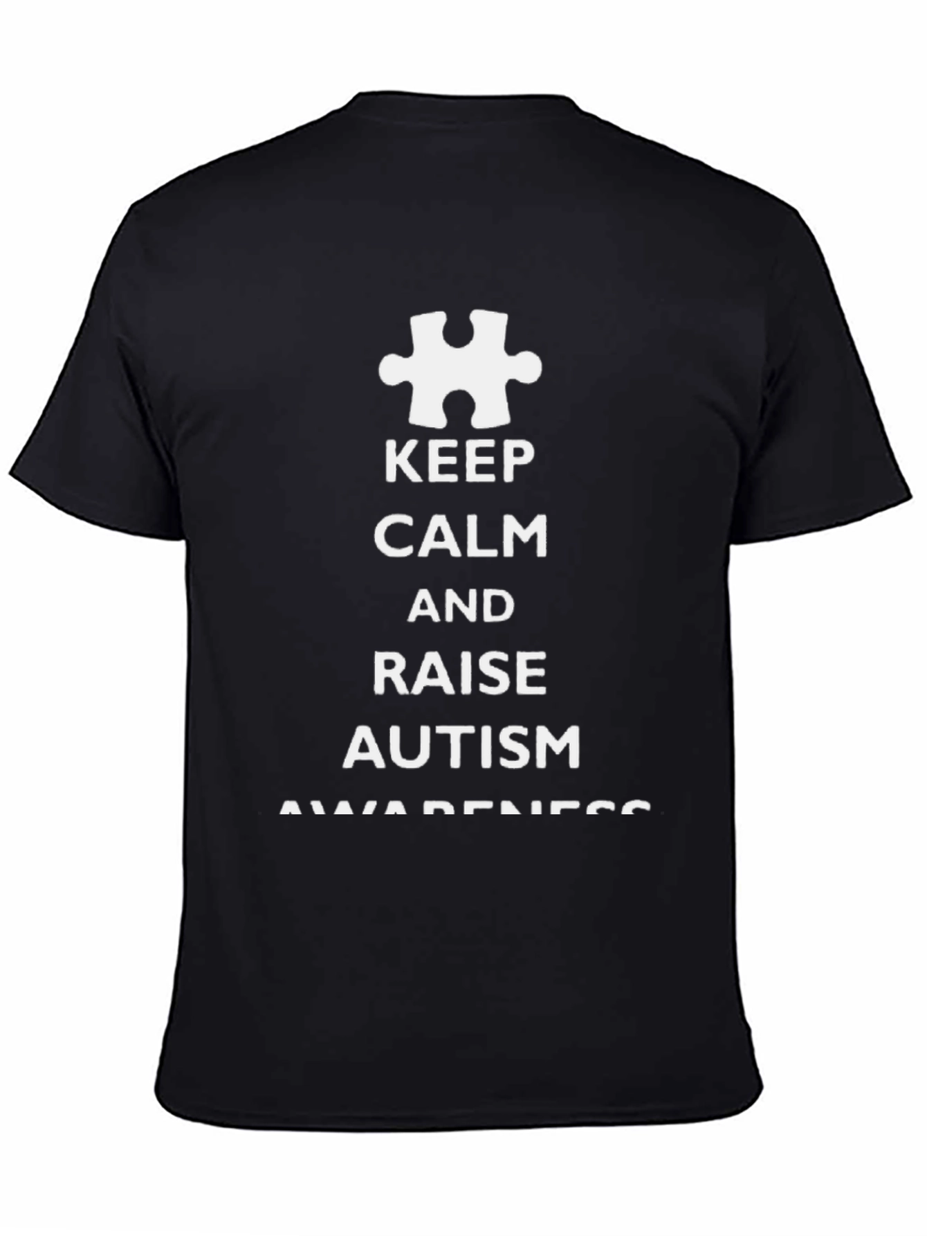 Autism Awareness T-Shirt - Keep Calm & Raise Awareness