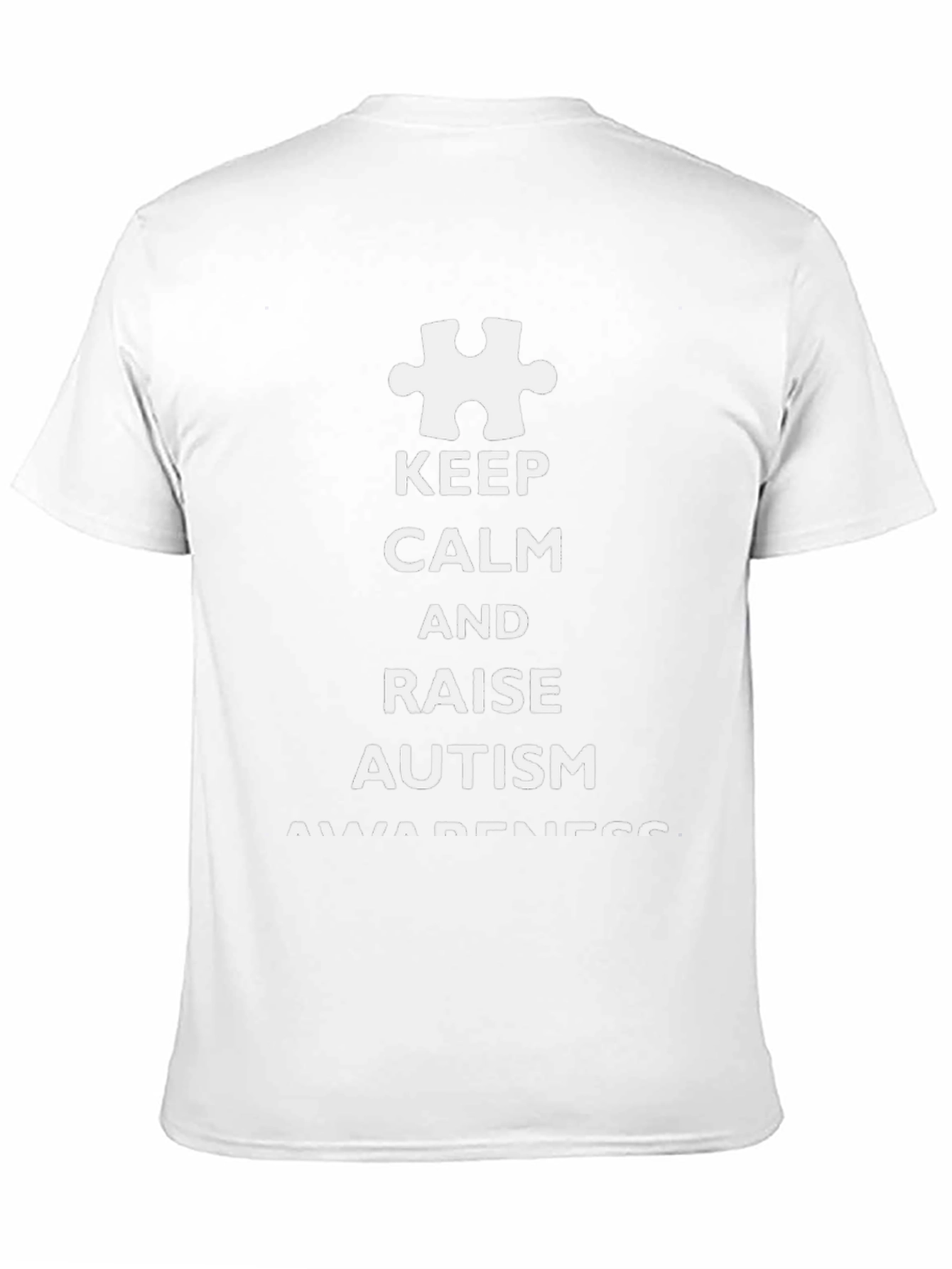 Autism Awareness T-Shirt - Keep Calm & Raise Awareness