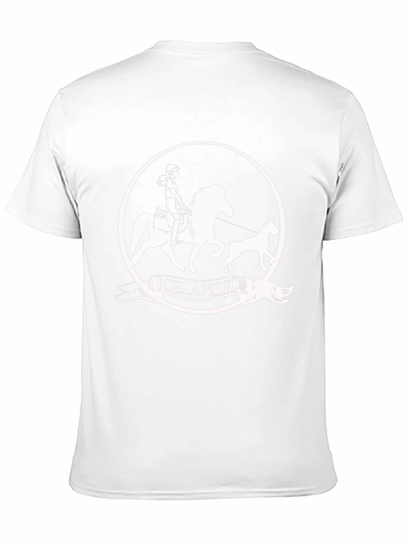 Icelandic Horse T-Shirt - Unisex Black Tee