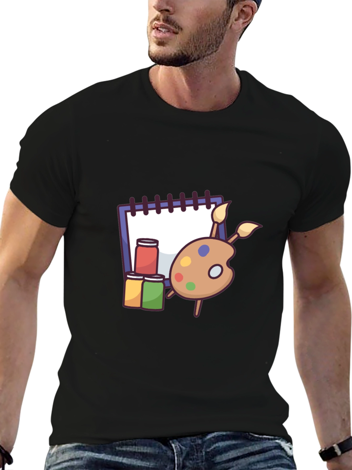 Artist Palette T-Shirt - Creative Style