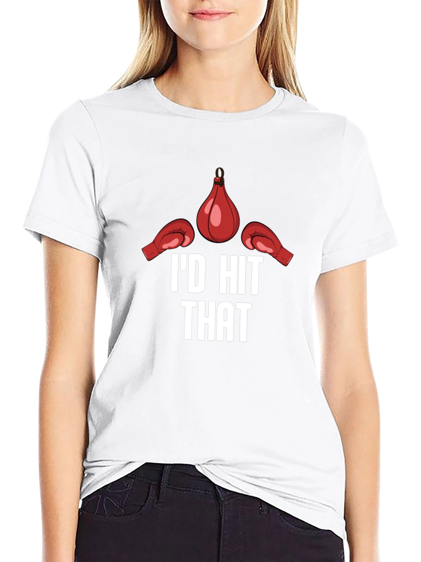 Id Hit That Boxing Graphic Tee