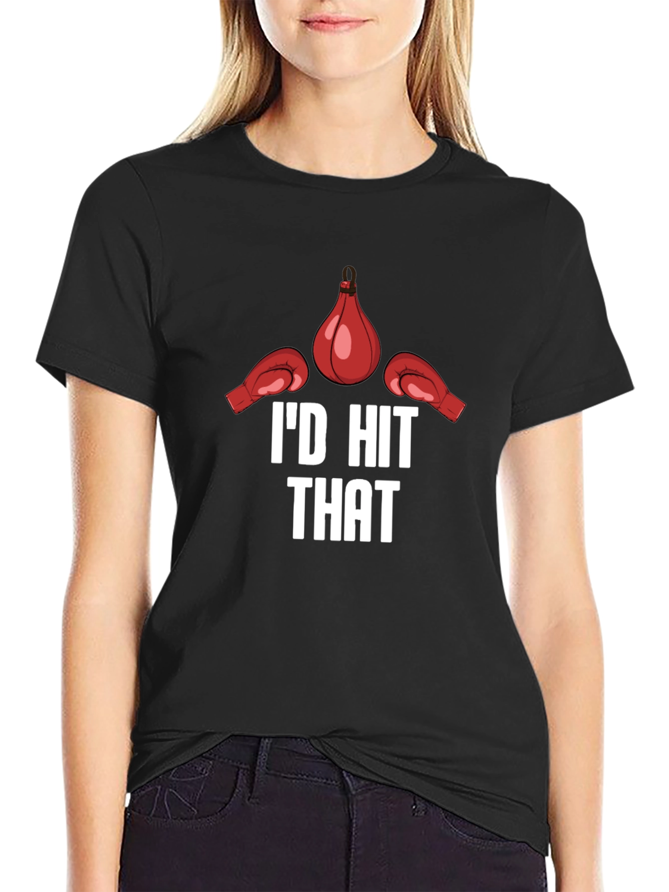 Id Hit That Boxing Graphic Tee