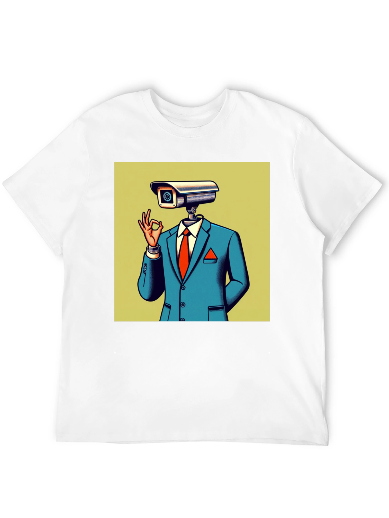 Surveillance Camera Man T-Shirt - Modern Graphic Tee