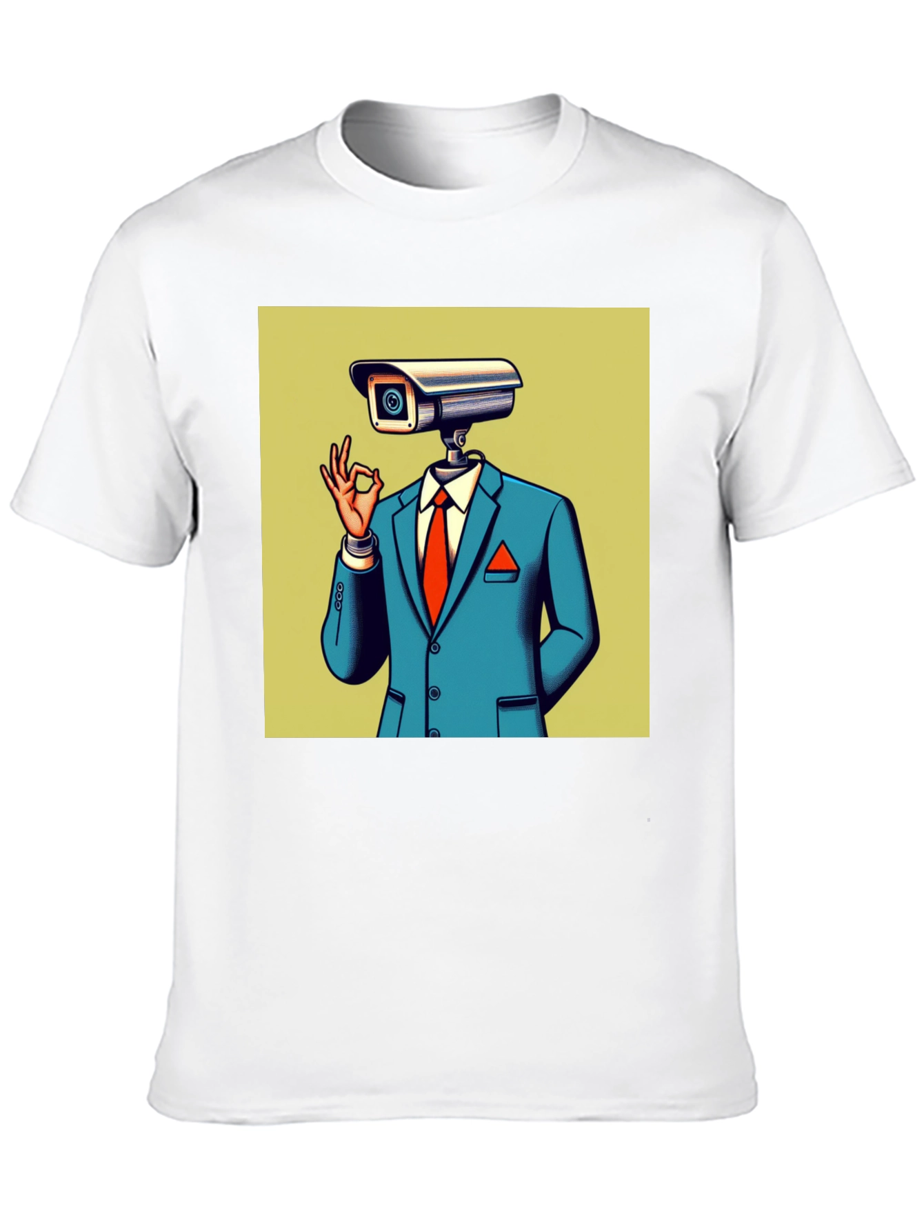Surveillance Camera Man T-Shirt - Modern Graphic Tee