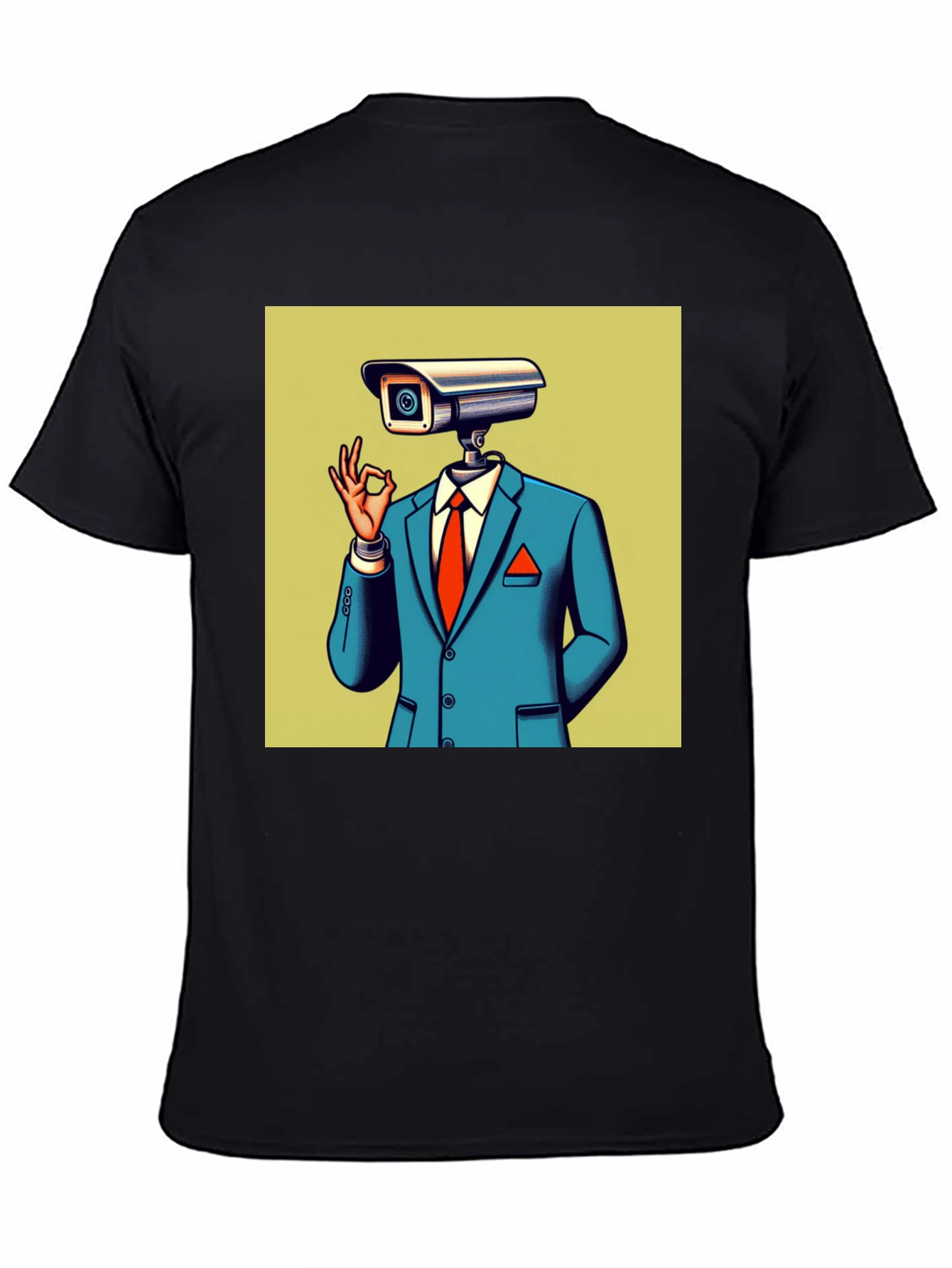Surveillance Camera Man T-Shirt - Modern Graphic Tee