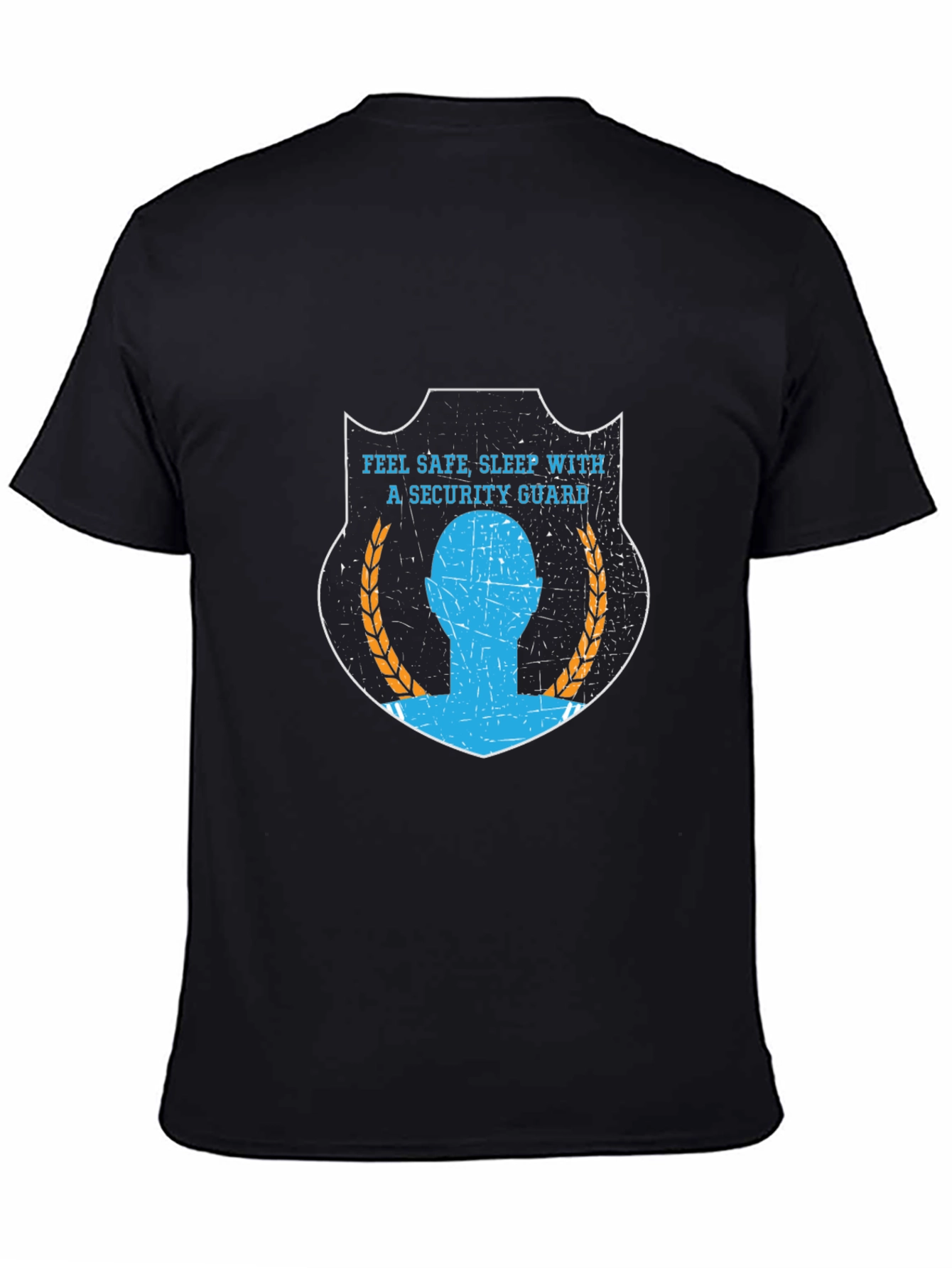 Security Guard Graphic Black T-Shirt