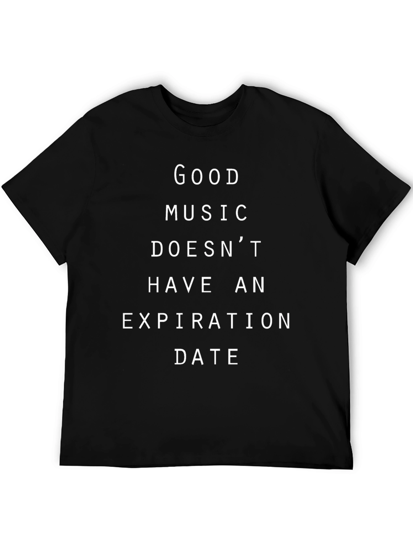 Good Music T-Shirt - Unisex Black Tee