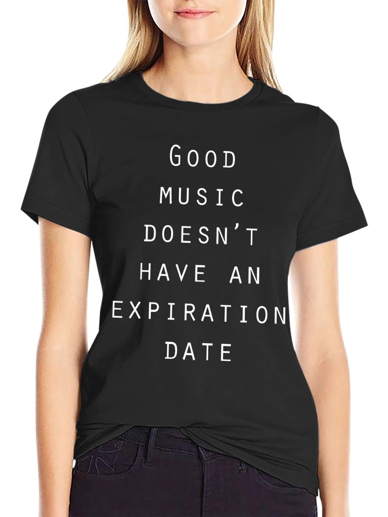 Good Music T-Shirt - Unisex Black Tee