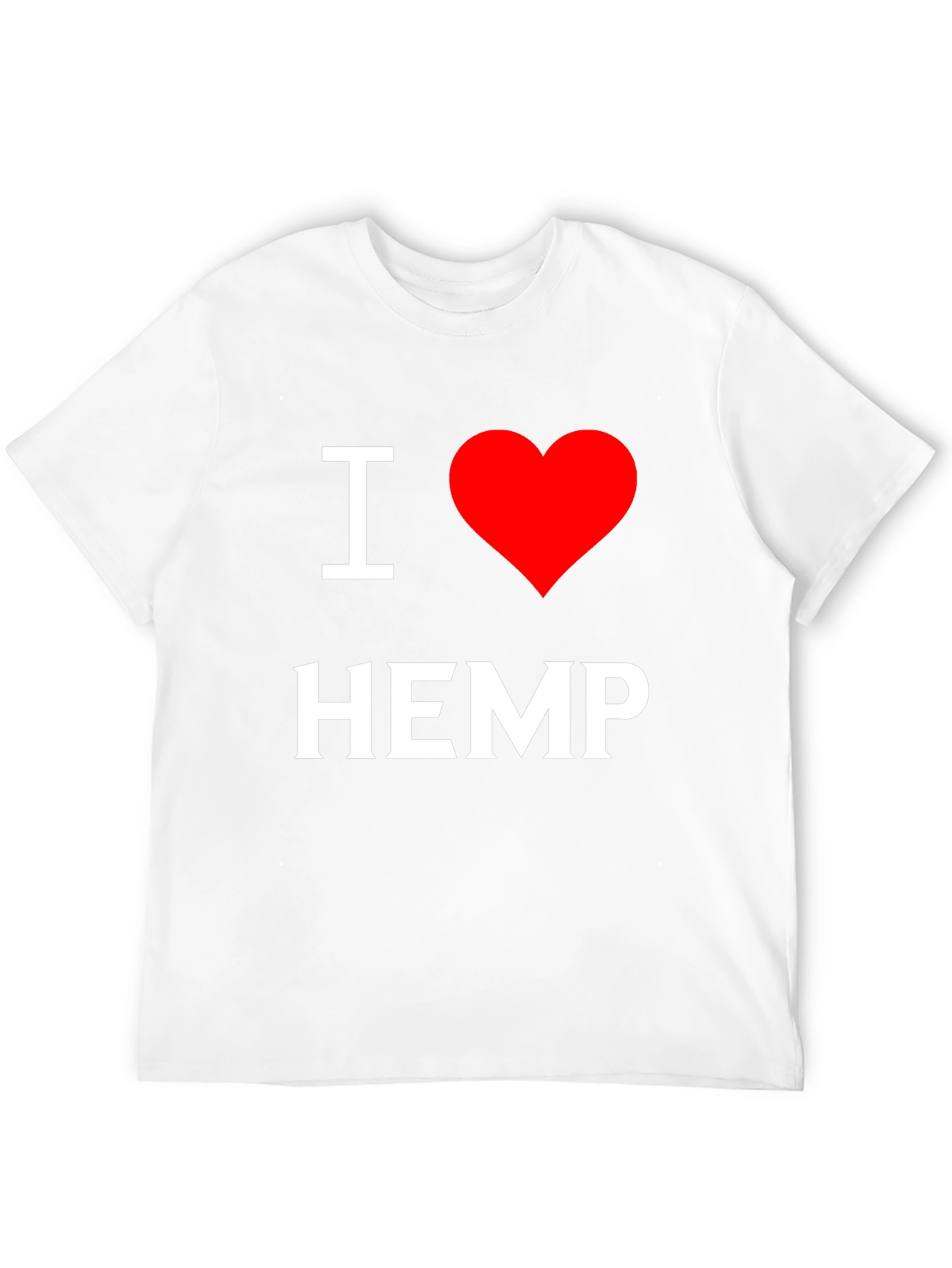 I Love Hemp T-Shirt - Black