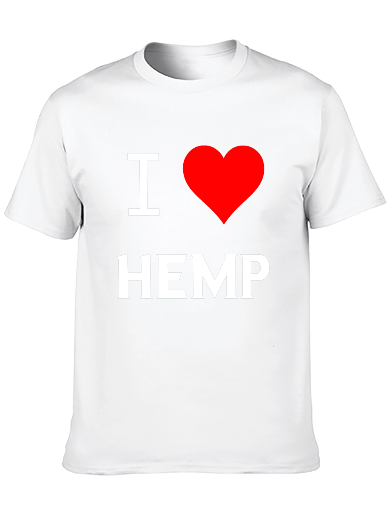 I Love Hemp T-Shirt - Black