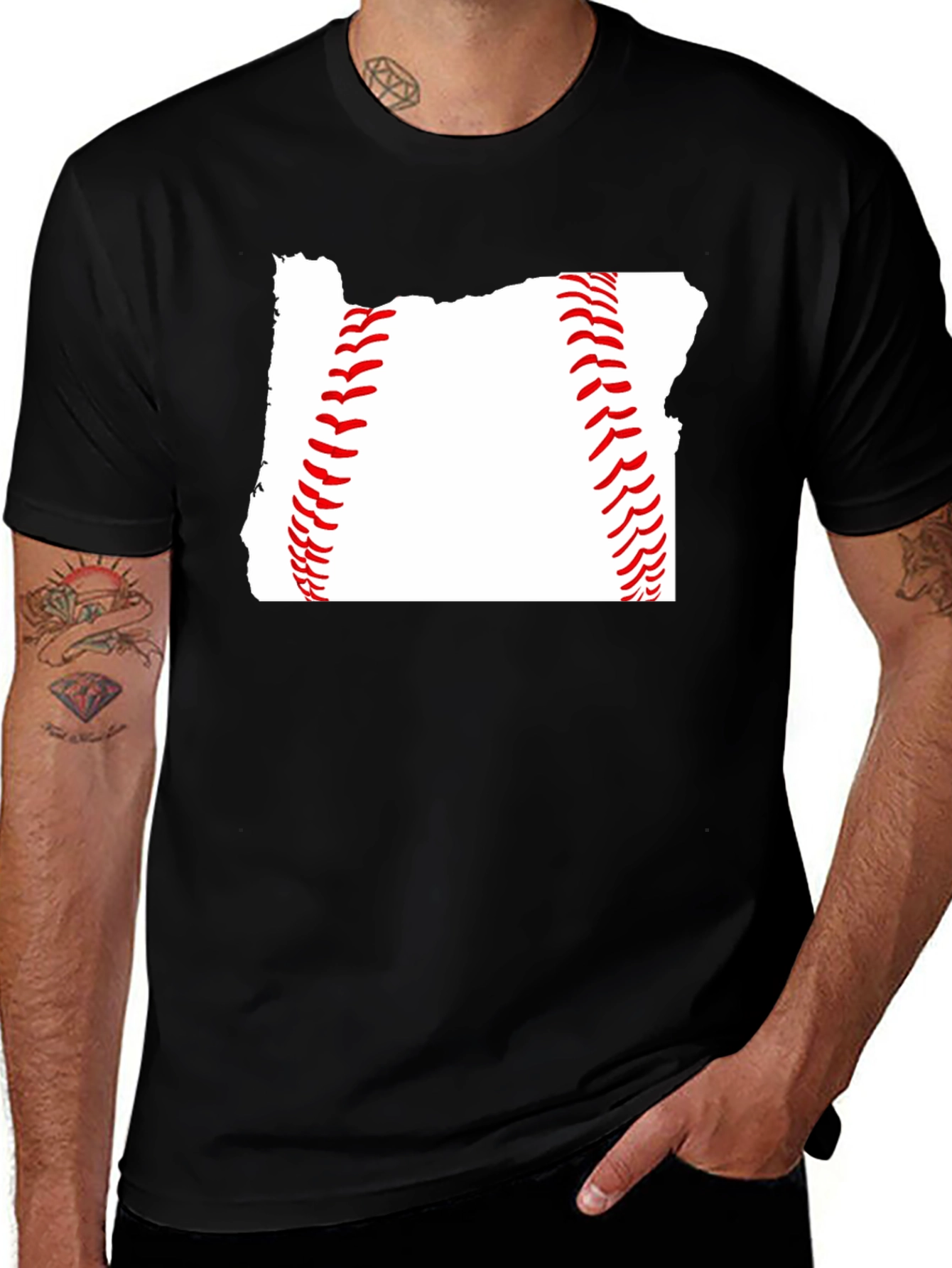 Oregon Baseball T-Shirt - State Pride Tee