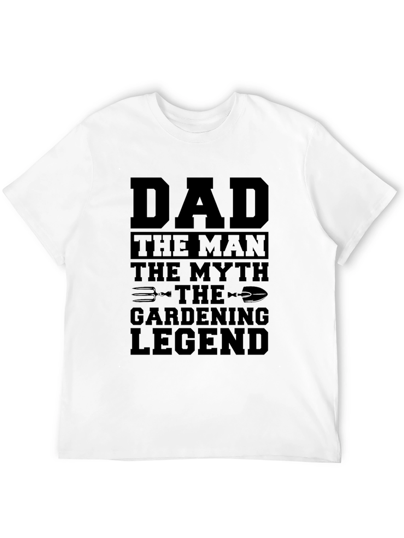 Dad Gardening Legend Black T-Shirt