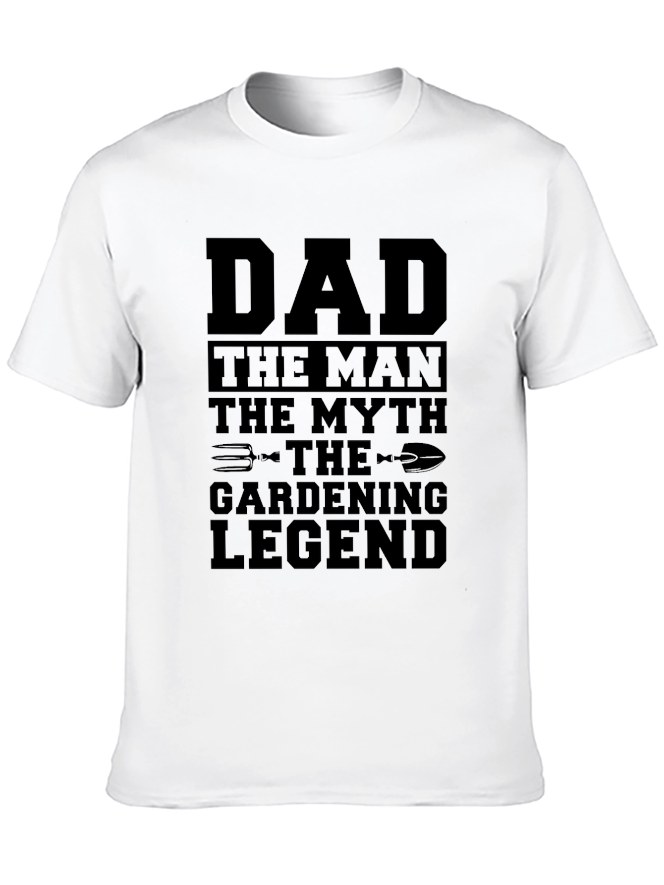 Dad Gardening Legend Black T-Shirt