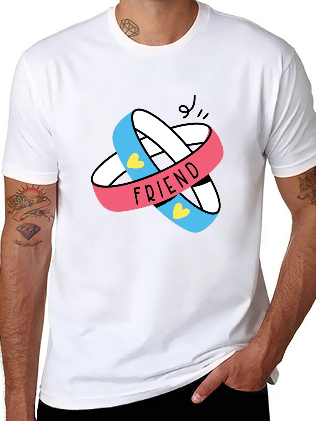 Friend Friendship Rings Graphic Tee