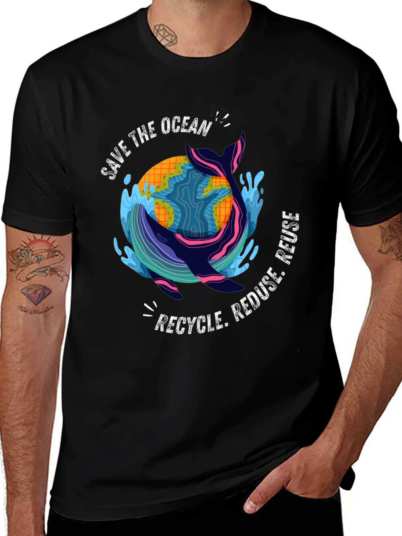 Save the Ocean Graphic Tee