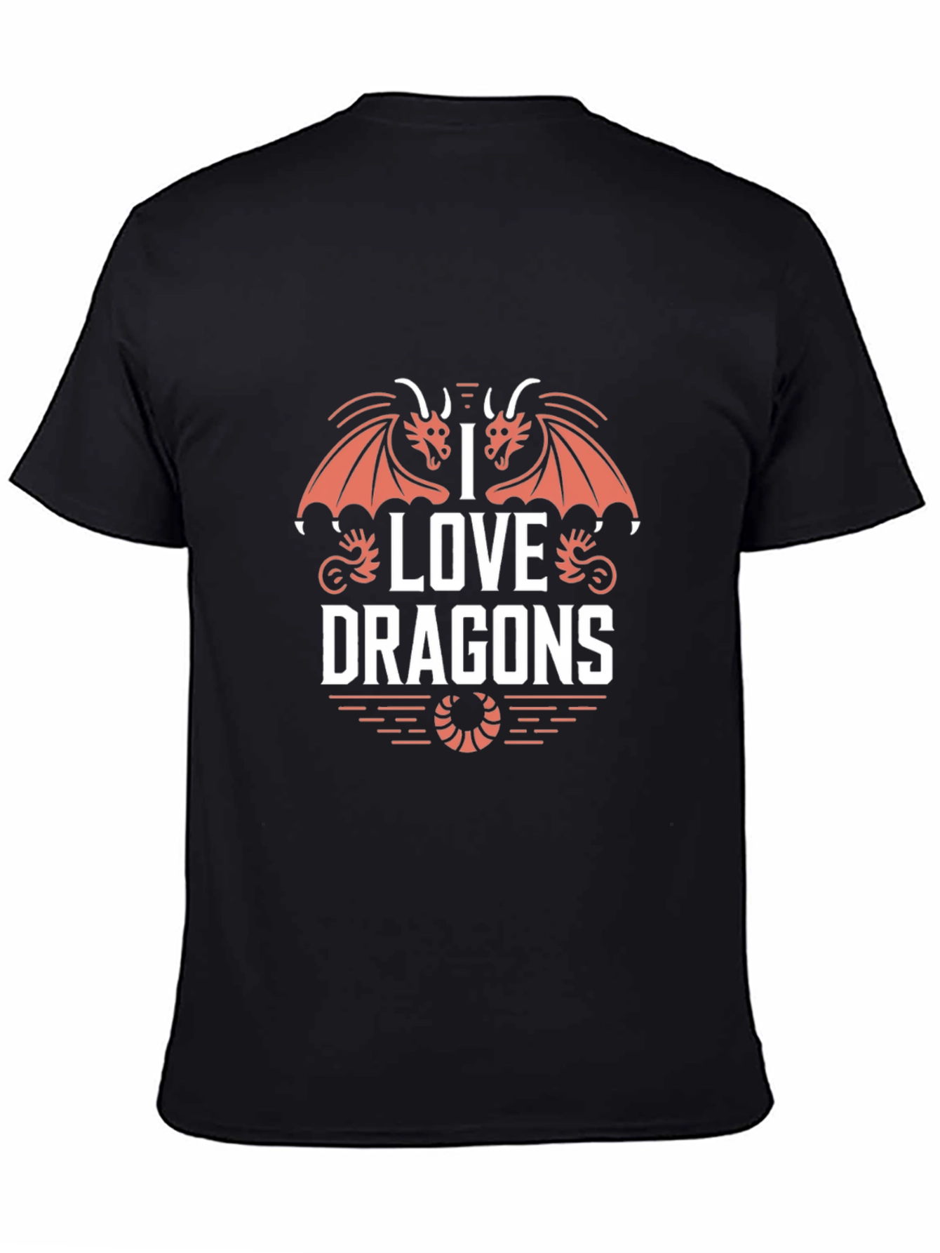 I Love Dragons Graphic T-Shirt