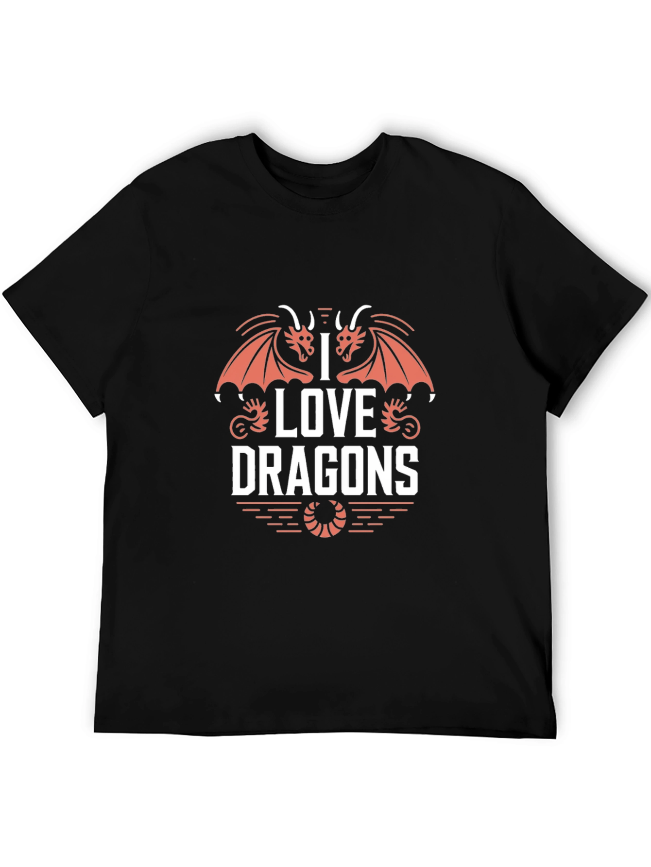 I Love Dragons Graphic T-Shirt
