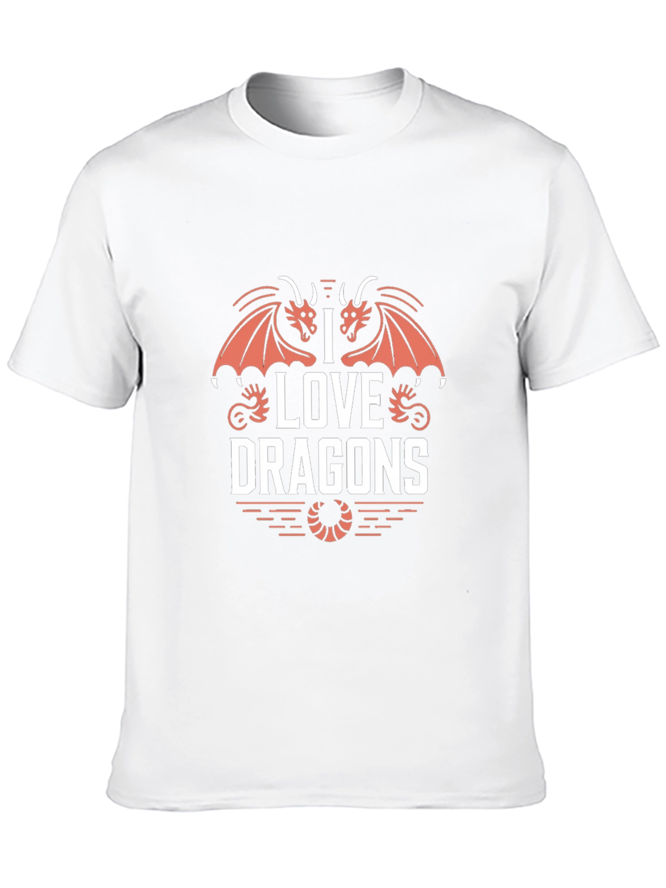 I Love Dragons Graphic T-Shirt