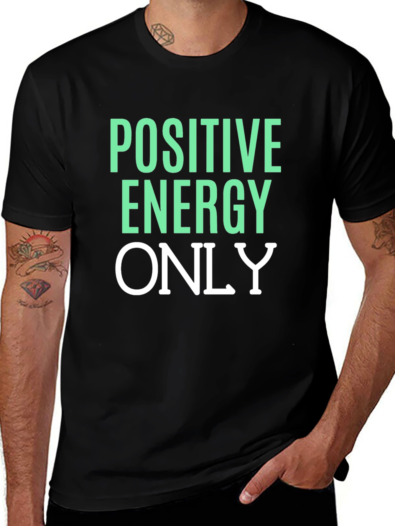 Positive Energy Only Graphic Tee - Casual Comfort