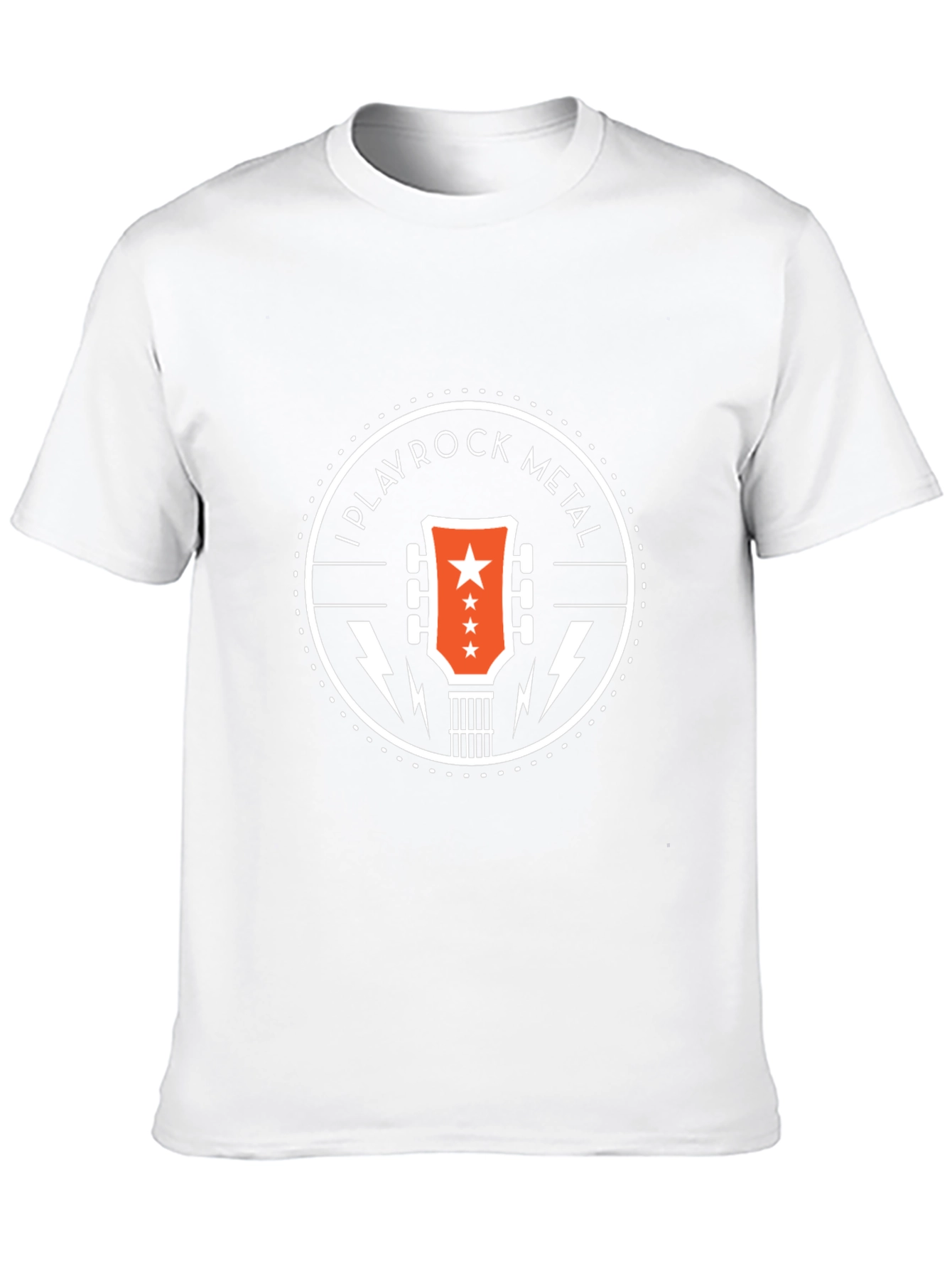 I Play Rock Metal Graphic T-Shirt