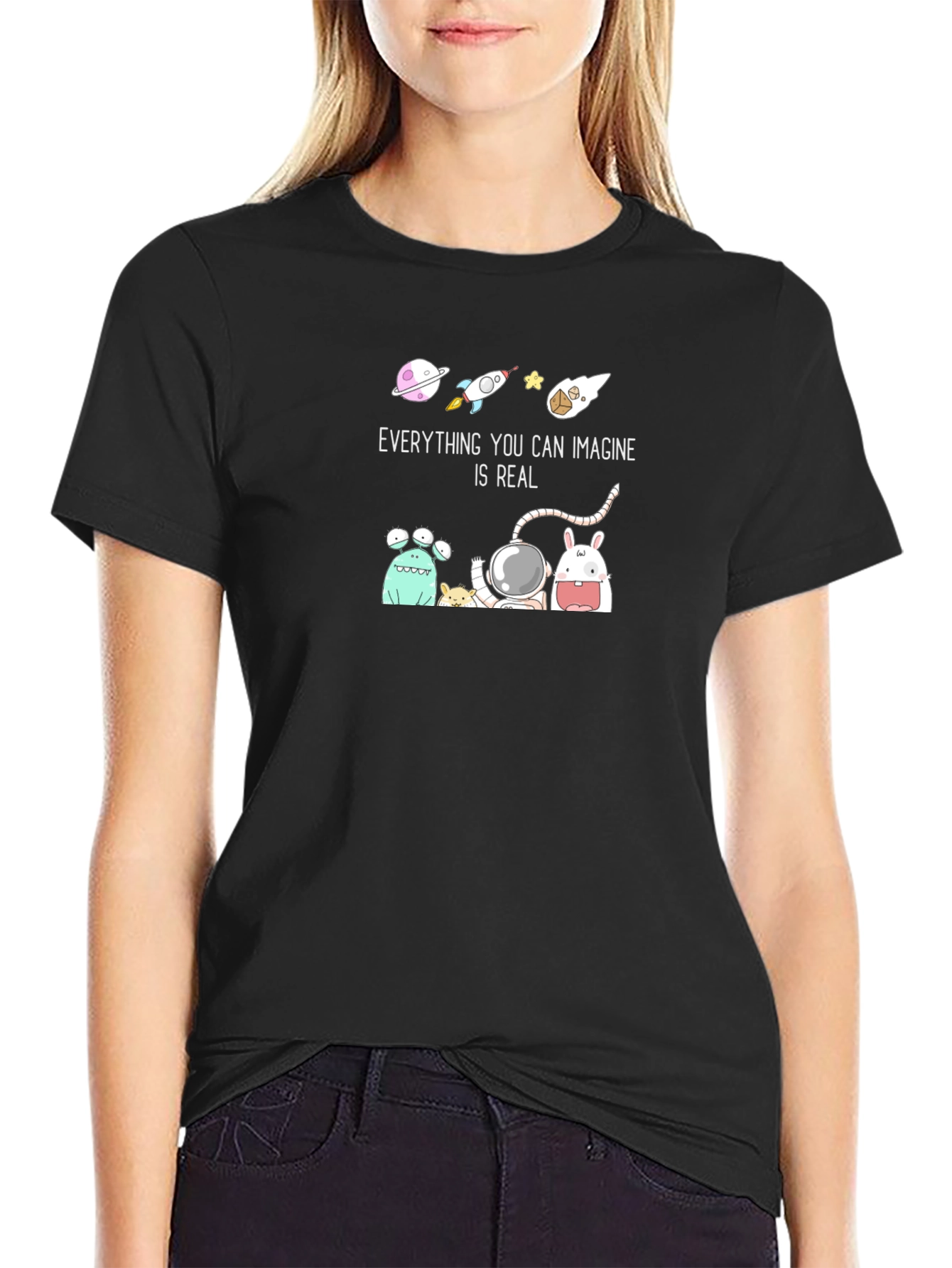 Imagine is Real Graphic T-Shirt