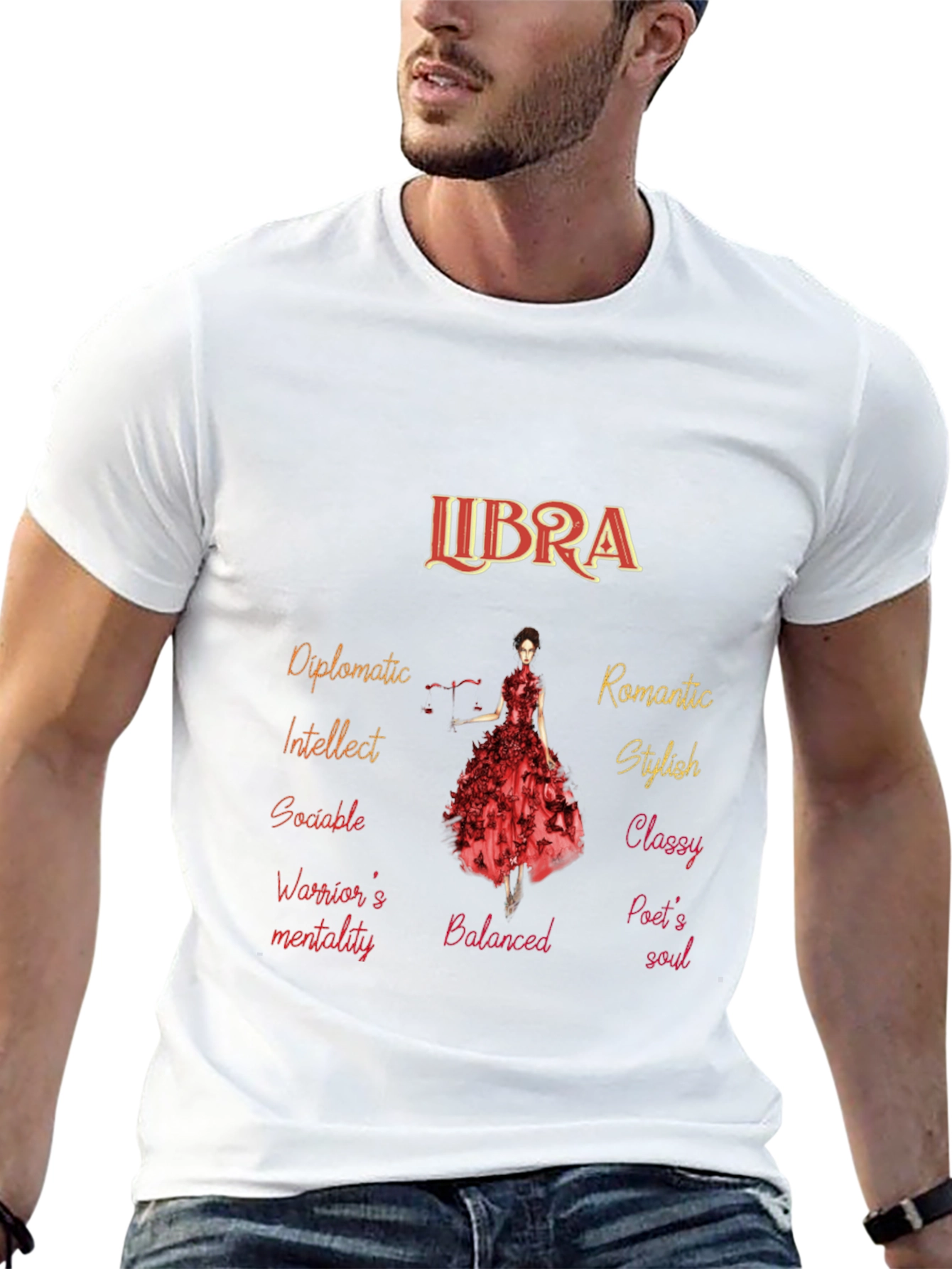 Libra Zodiac T-Shirt - Stylish Astrology Tee