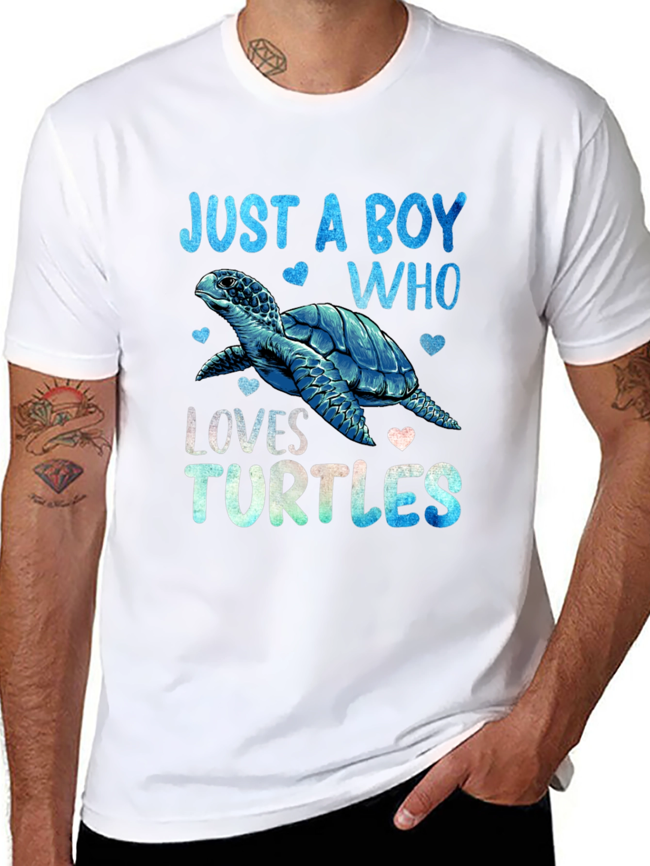 Boys Turtle Lover Graphic Tee
