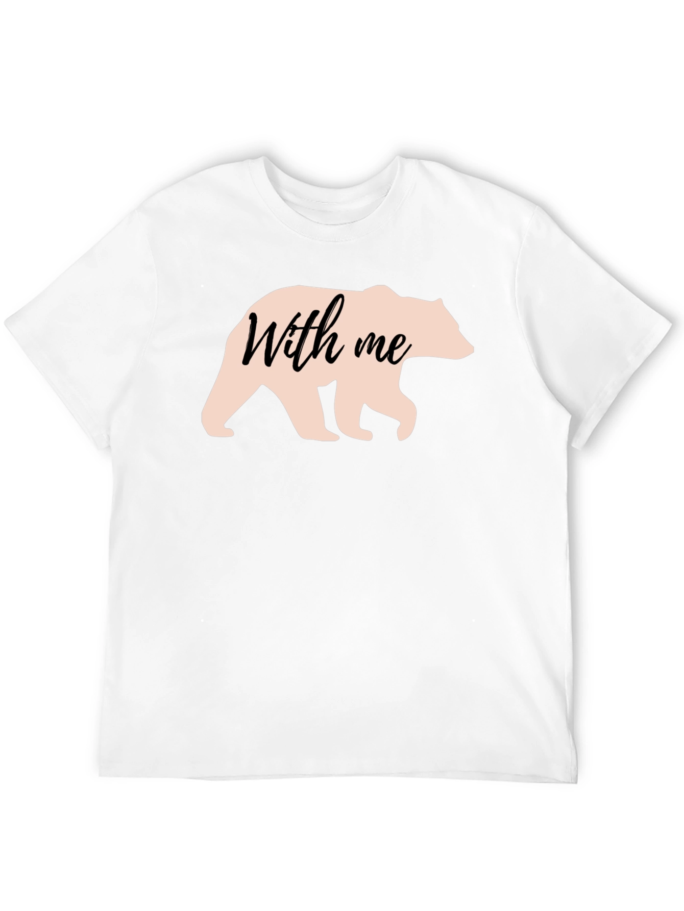 Bear With Me Graphic Tee - Mens Casual T-Shirt