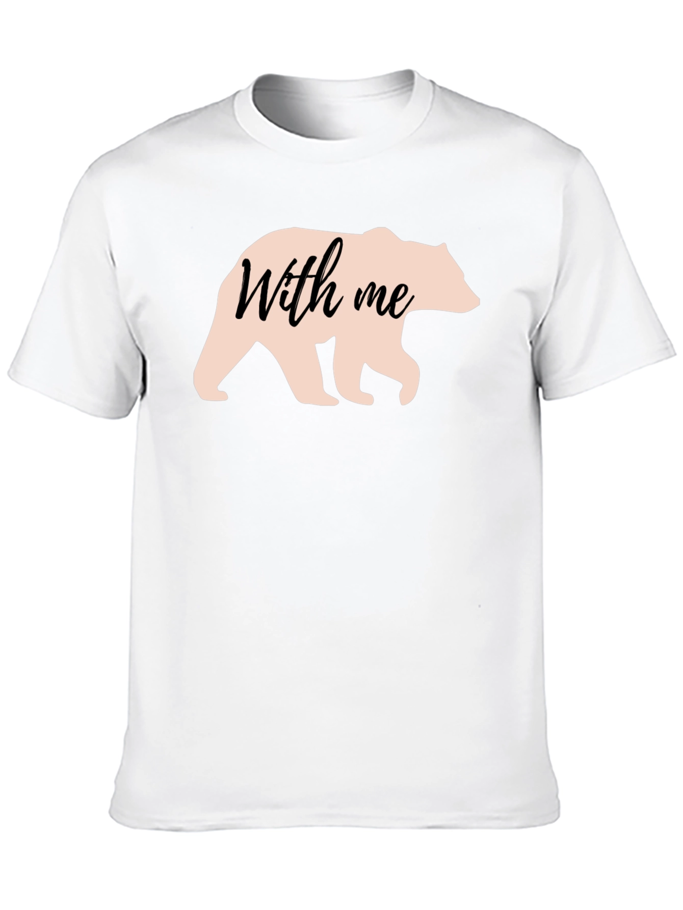 Bear With Me Graphic Tee - Mens Casual T-Shirt