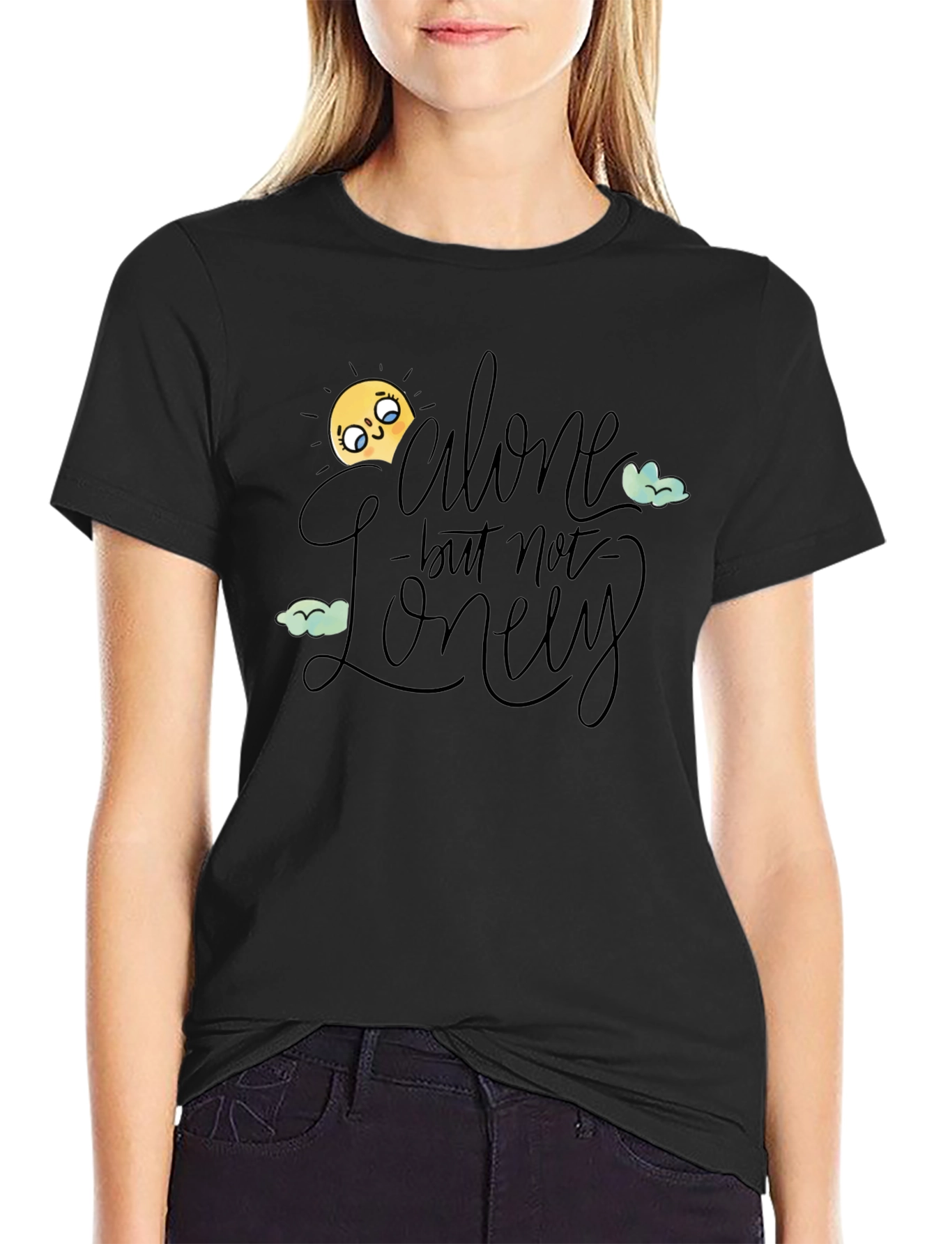 Alone but Not Lonely Graphic T-Shirt