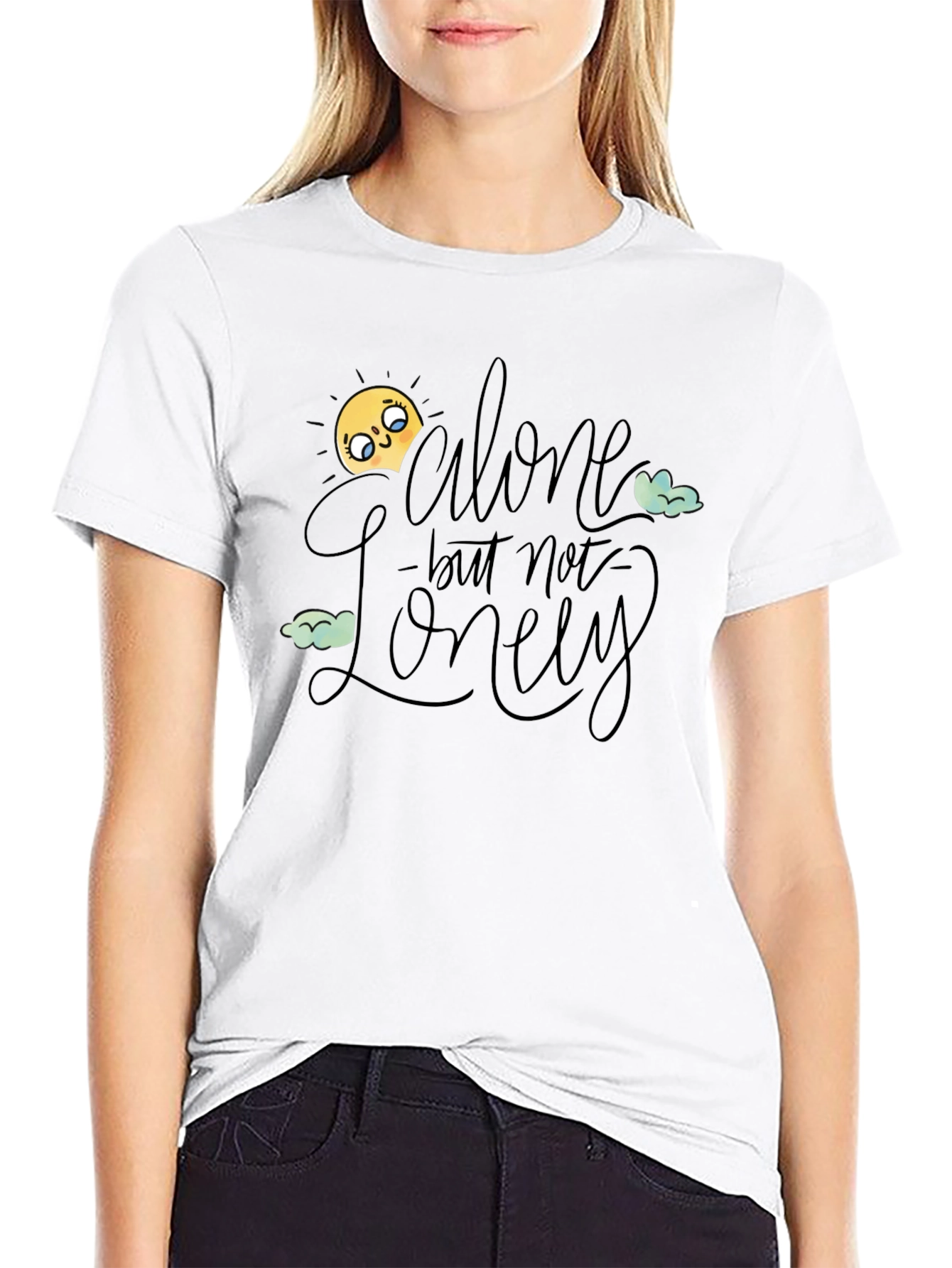 Alone but Not Lonely Graphic T-Shirt